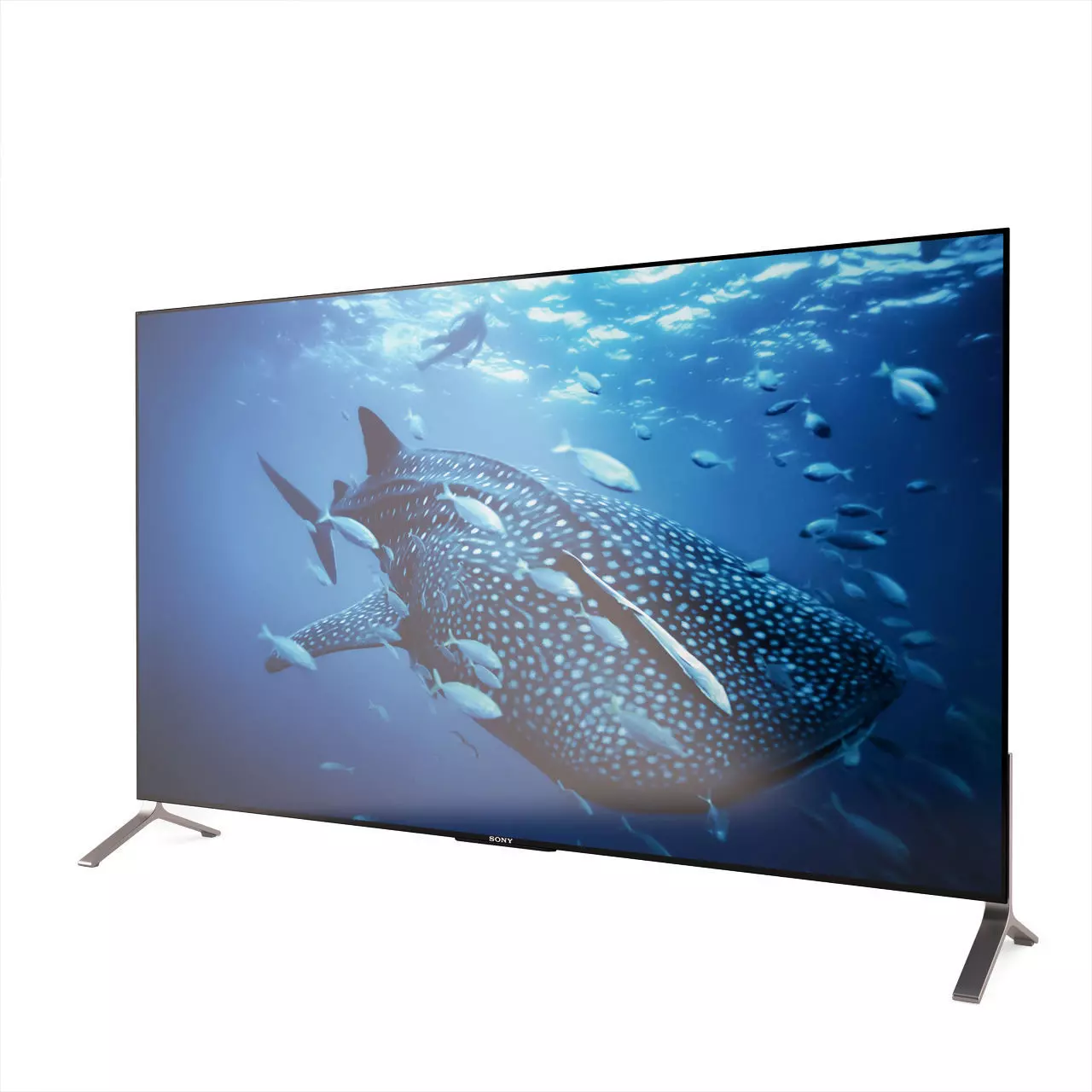 4k-bravia-x900c-tv-by-sony sony tv with whale 3D model
