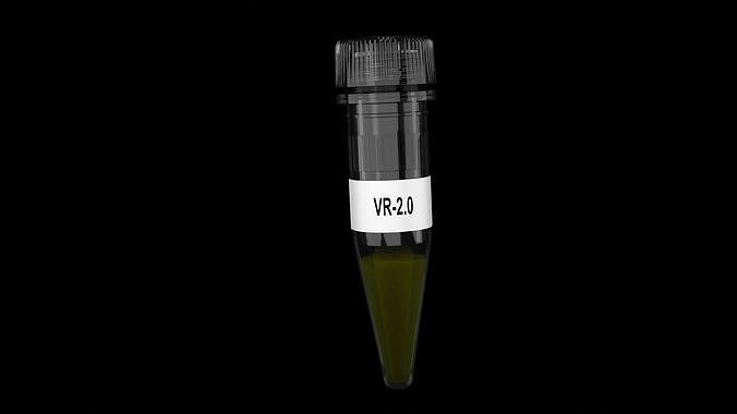 Jurassic Park Dinosaur Embryo Vial 3D model