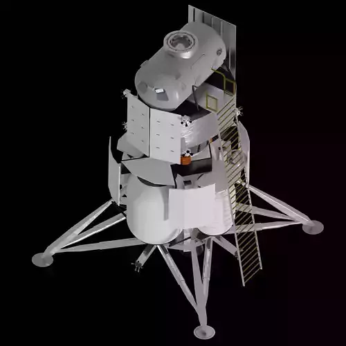 National Team Integrated Lander Vehicle 3D model