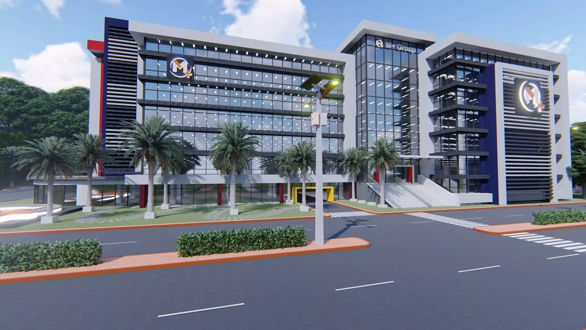 Office headquarters M 3D model