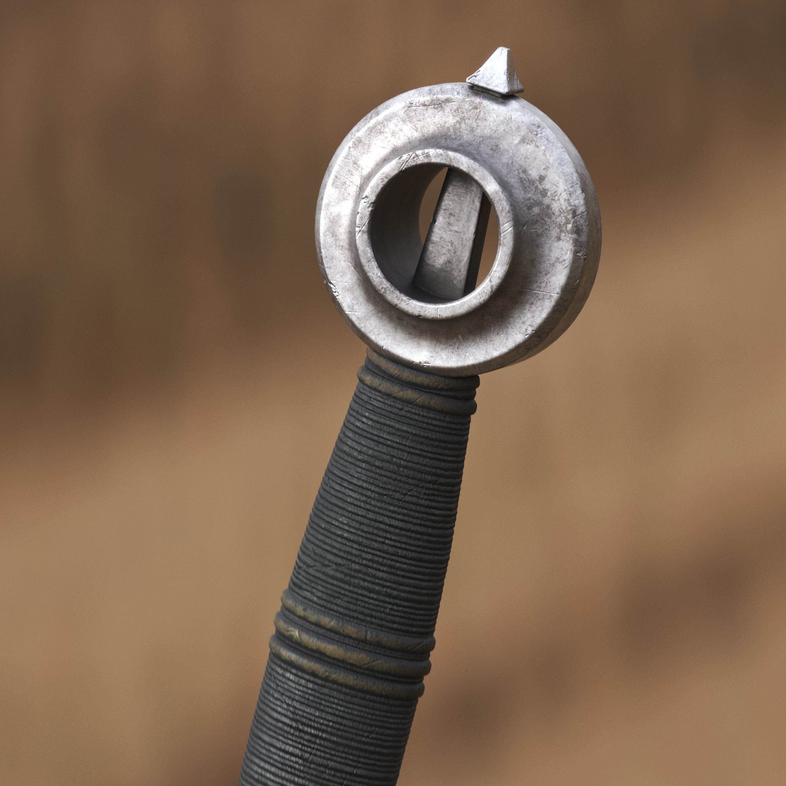 Medieval Sword for Games and Cinematics 06 Low-poly 3D model_5