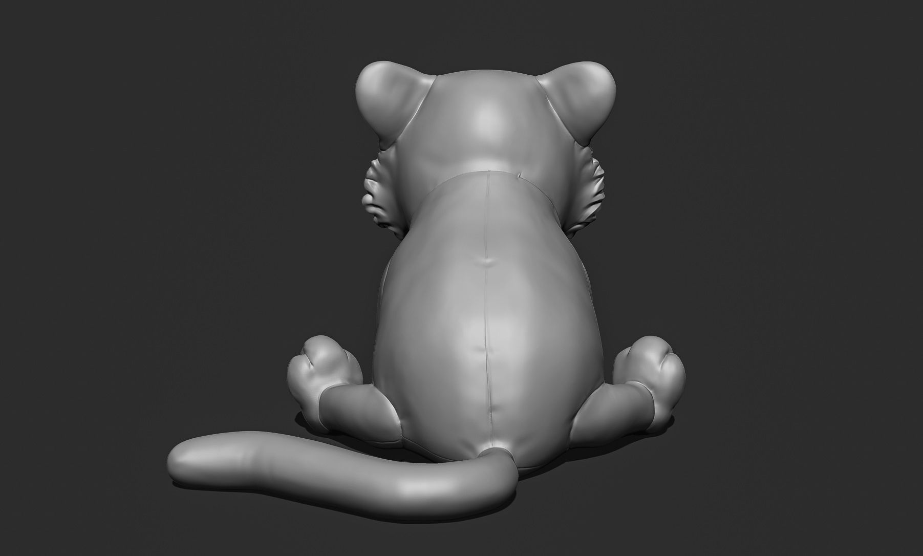 Little Tiger Toy 3D print model_19