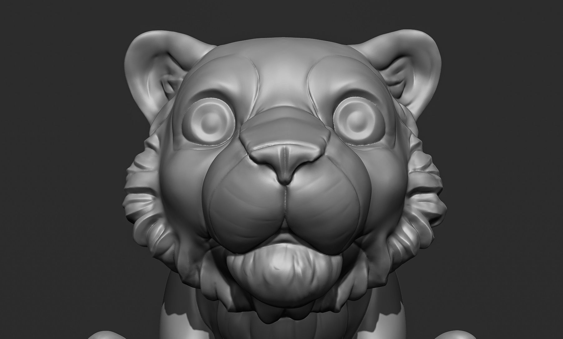 Little Tiger Toy 3D print model_23