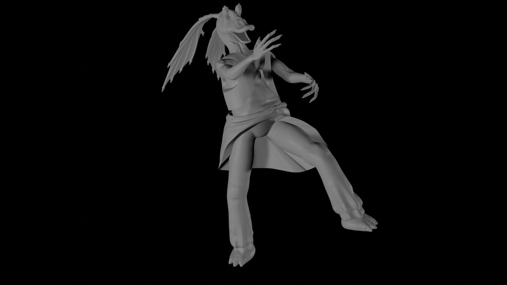 Alien Jester Tank Accessory Pack 3D print model_2