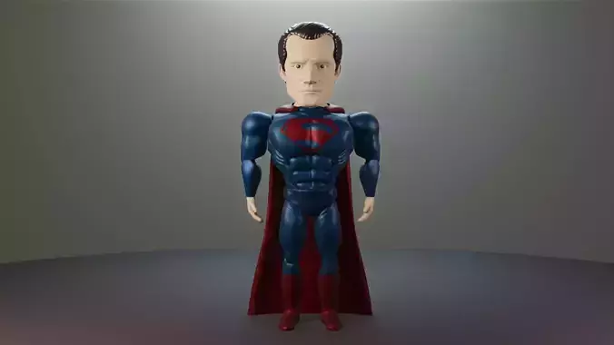 Superman Articulado 3D print model Superman Articulado 3D print model