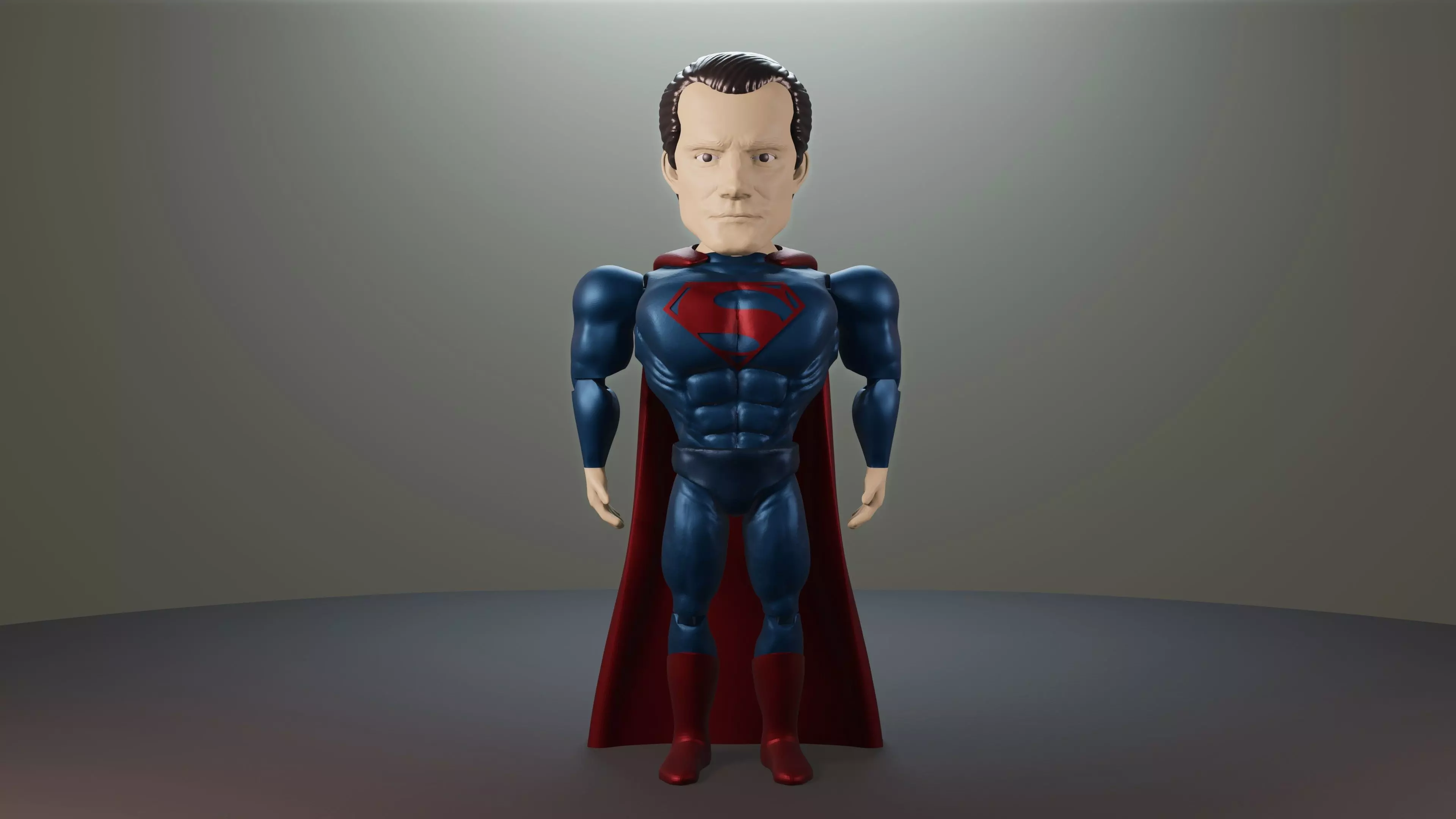 Superman Articulado 3D print model_0