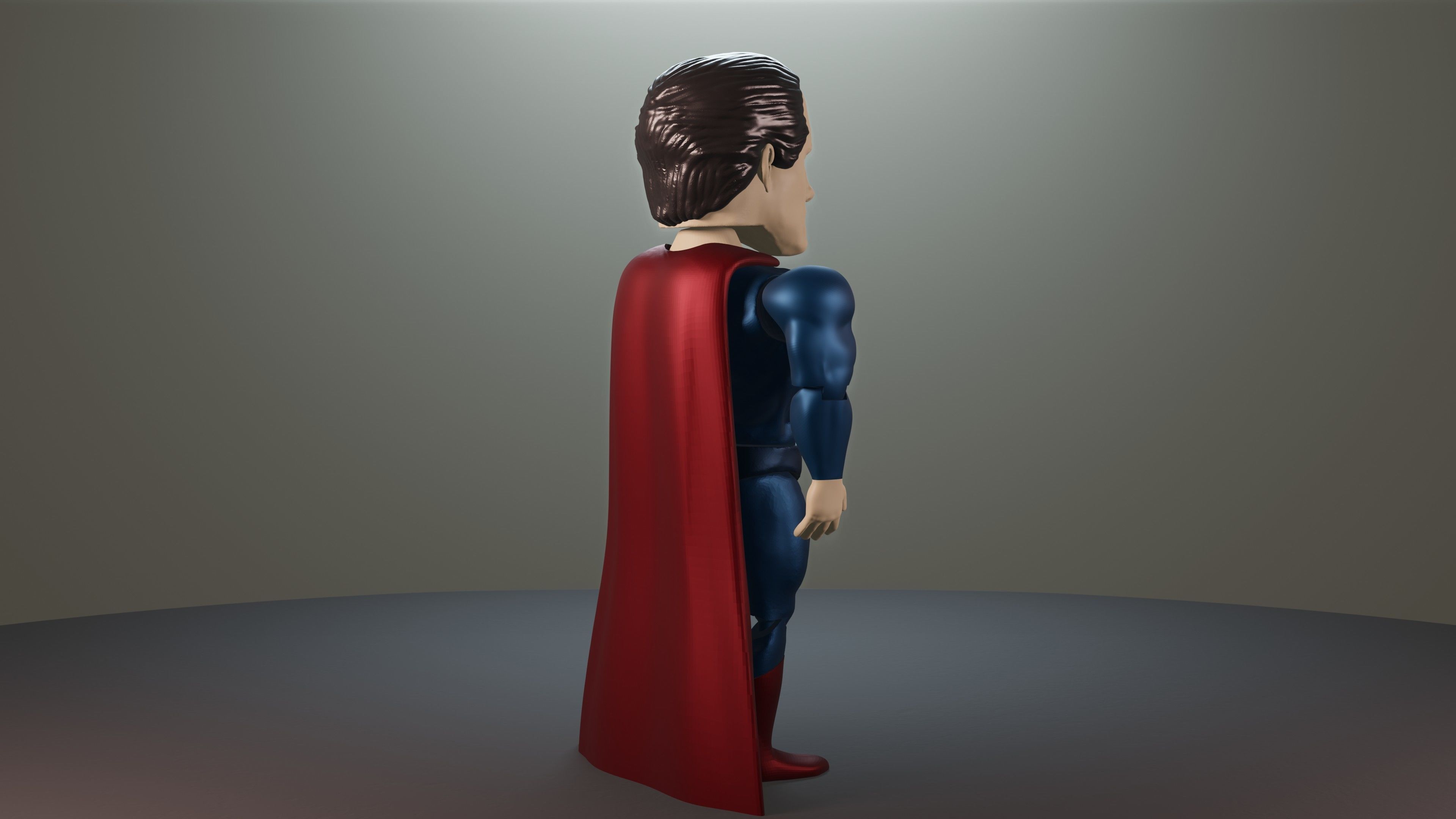 Superman Articulado 3D print model_3