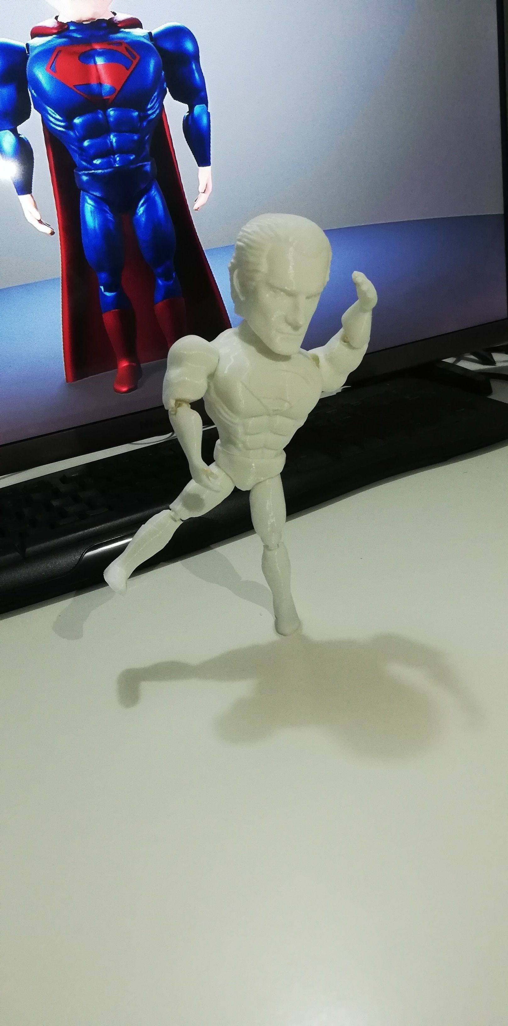 Superman Articulado 3D print model_10