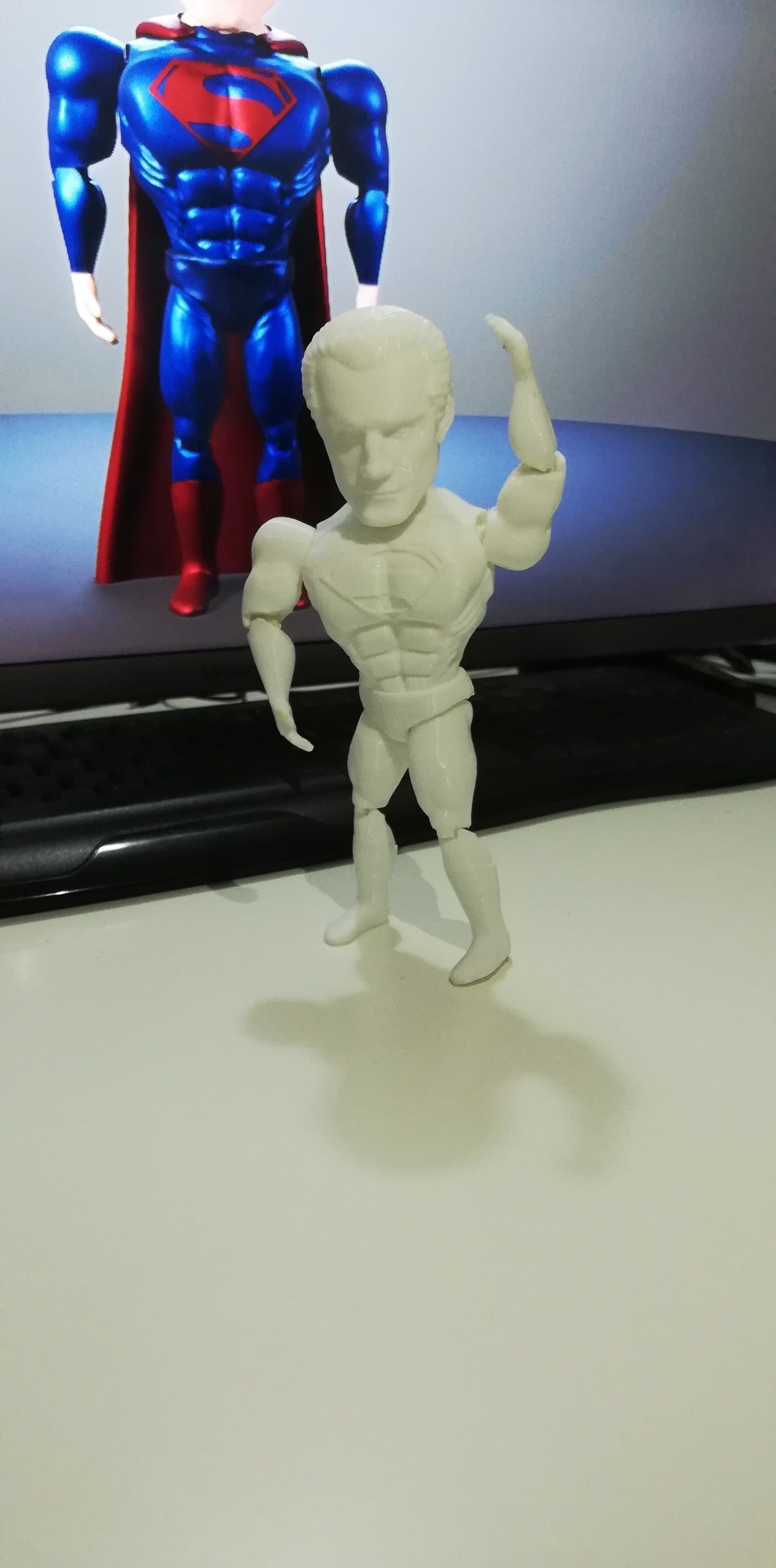 Superman Articulado 3D print model_9