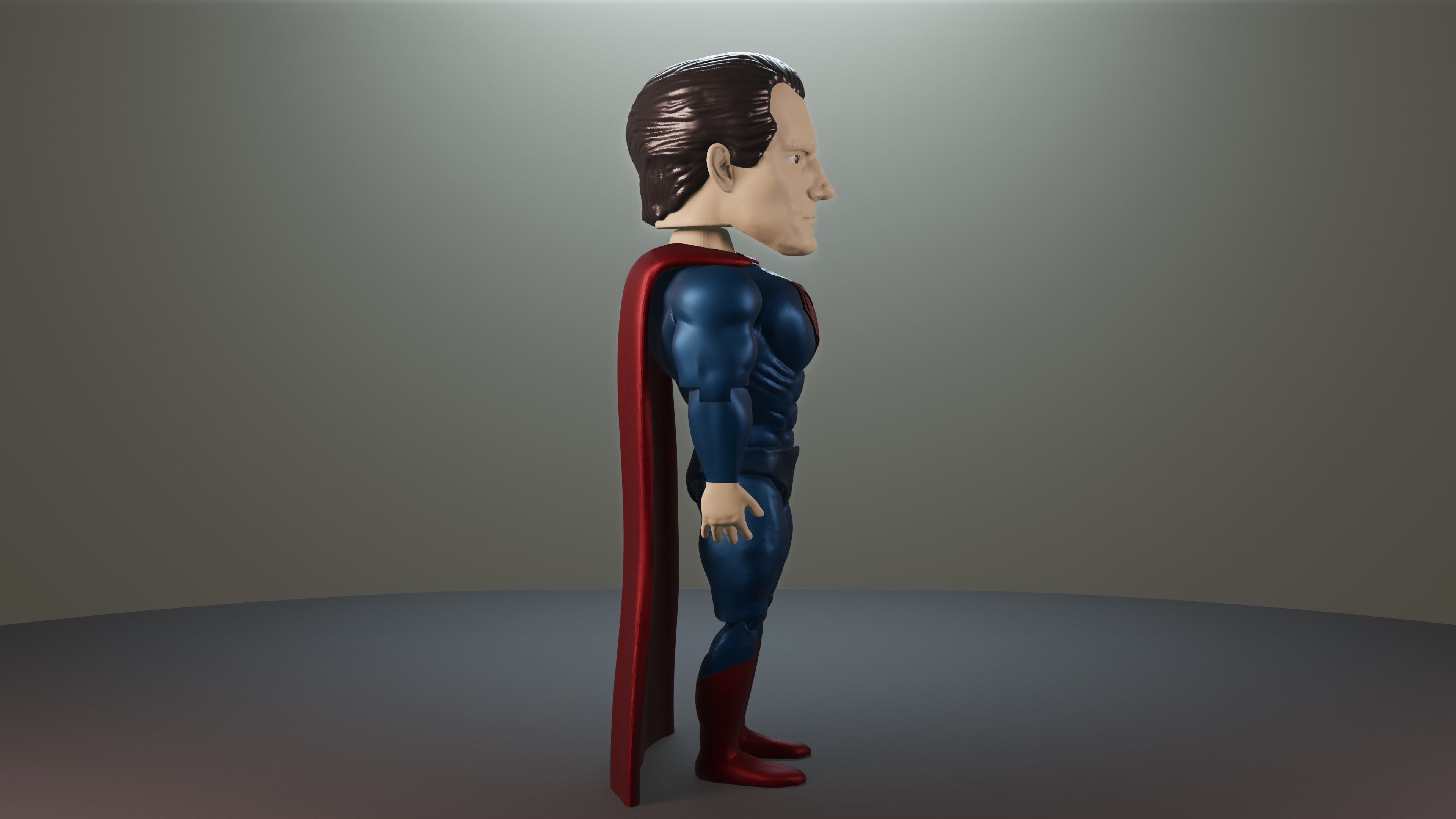 Superman Articulado 3D print model_2