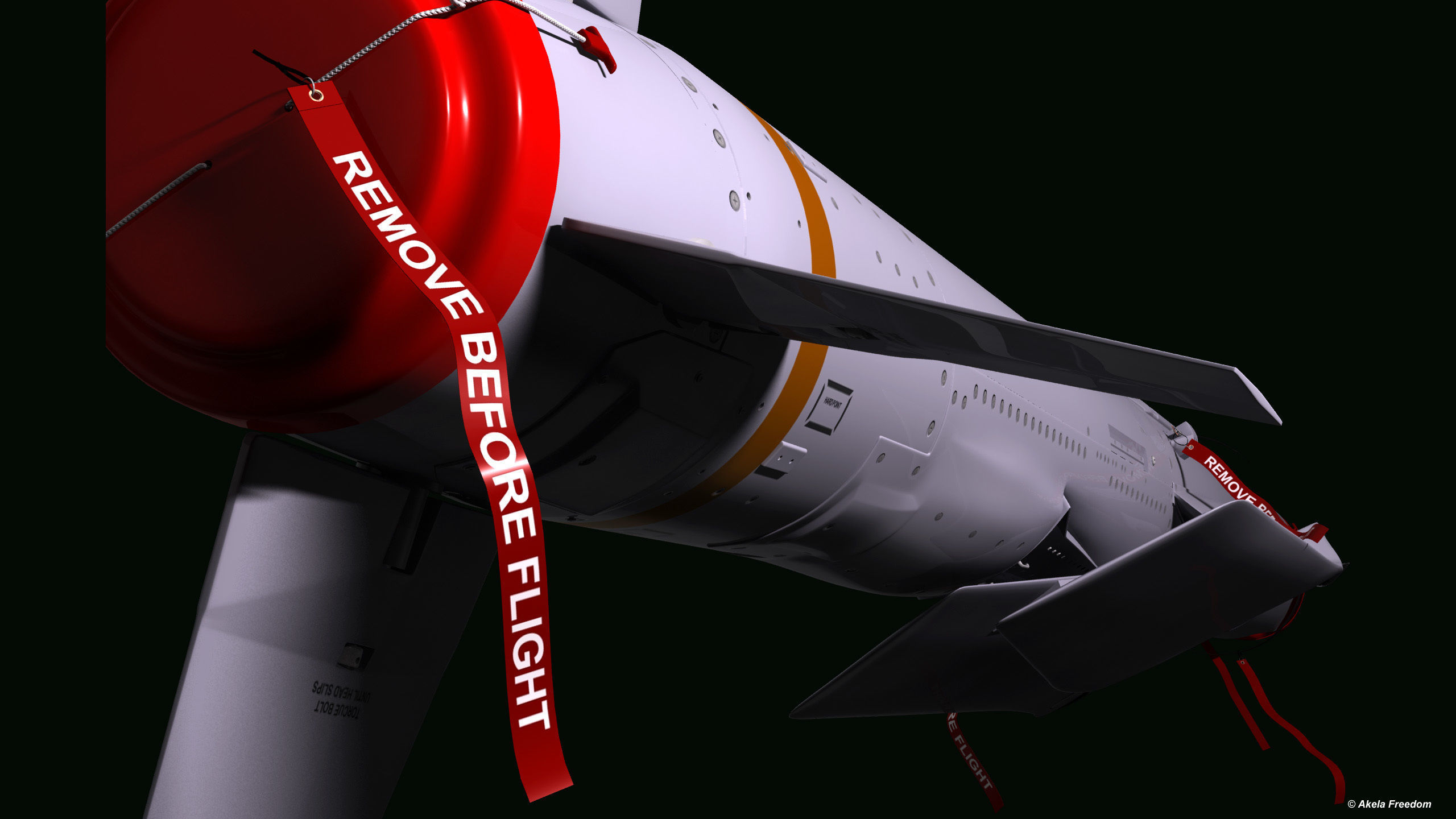 AGM-84K SLAM-ER v2 3D model_8