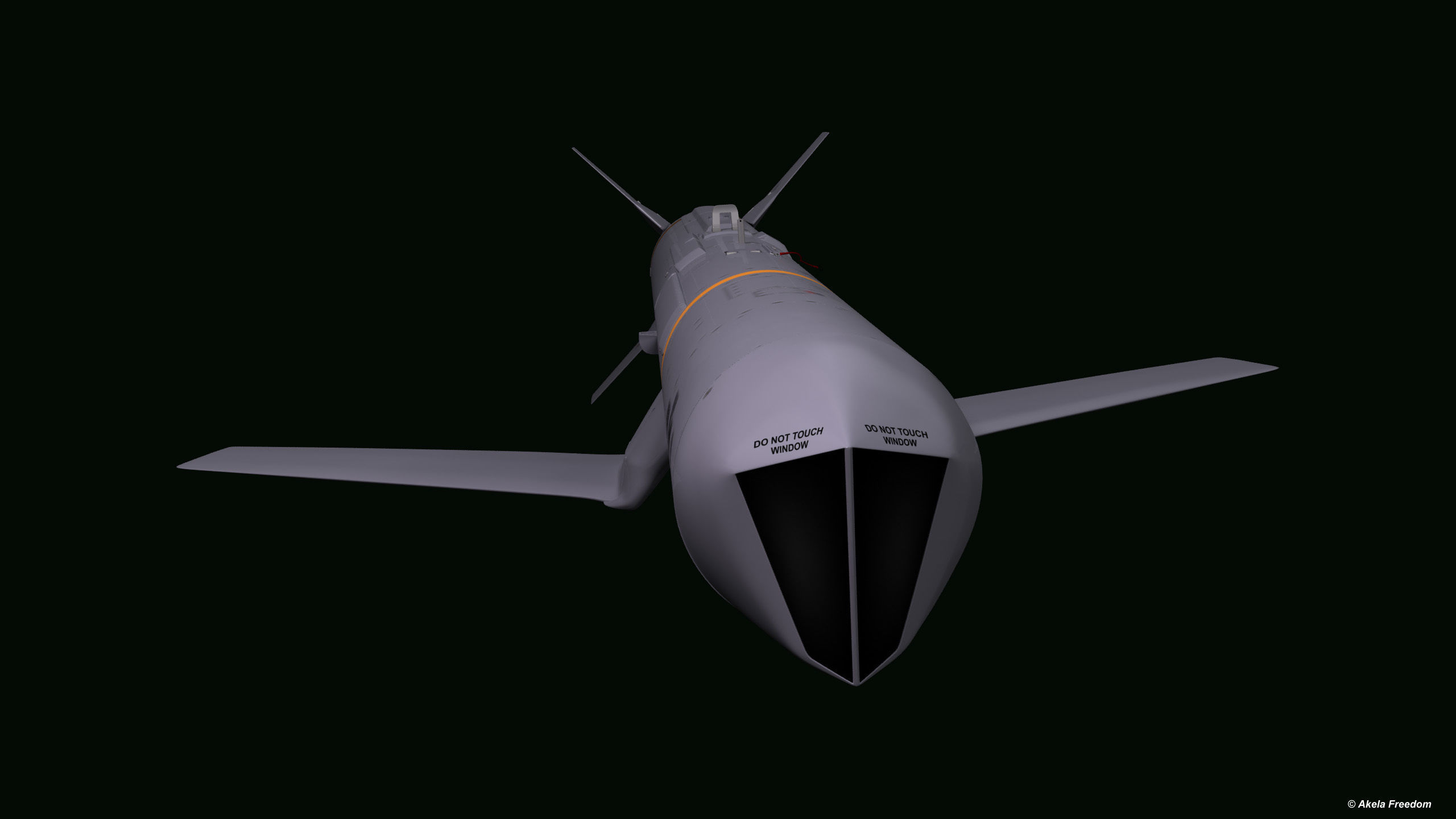 AGM-84K SLAM-ER v2 3D model_14