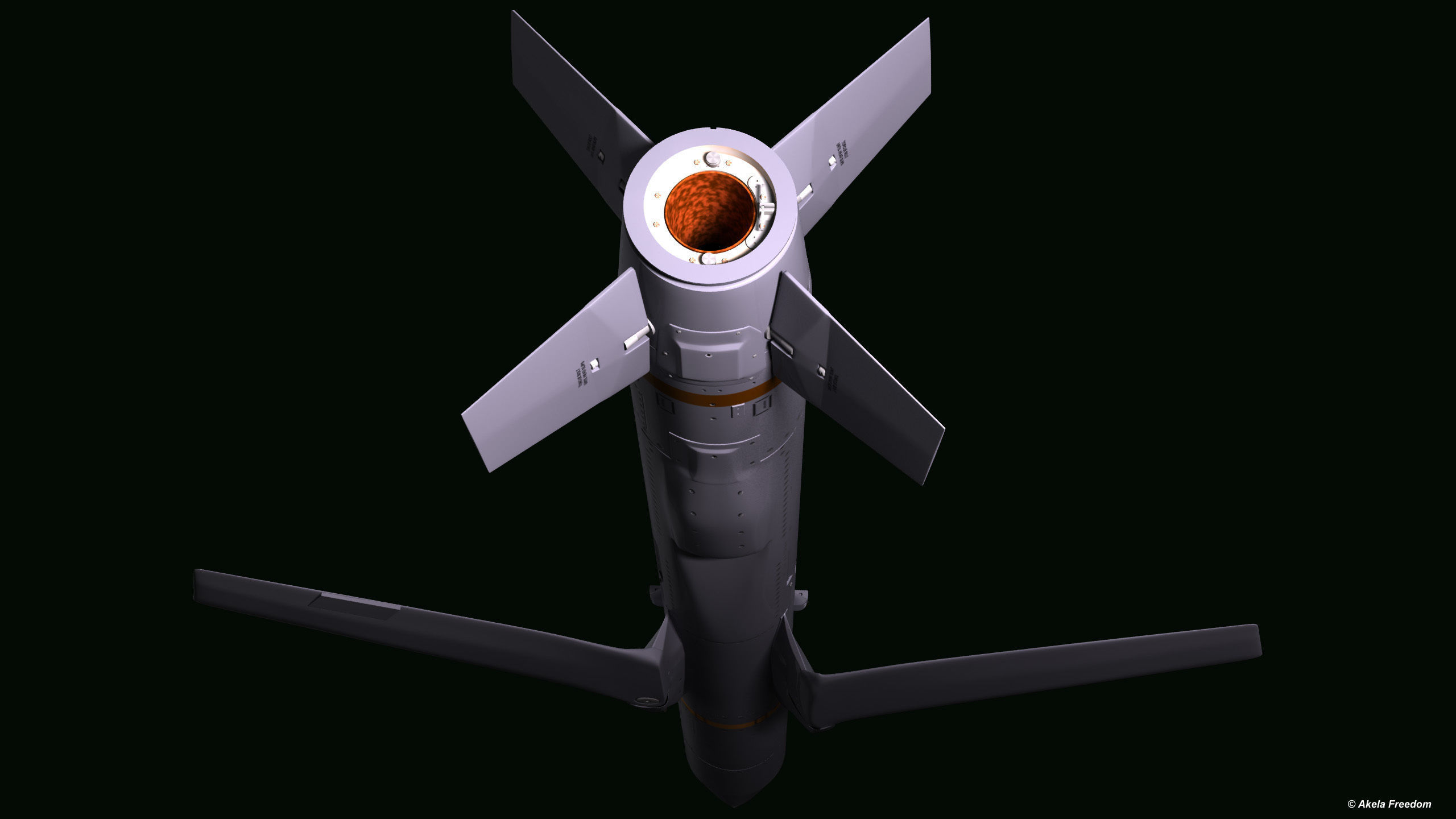 AGM-84K SLAM-ER v2 3D model_20