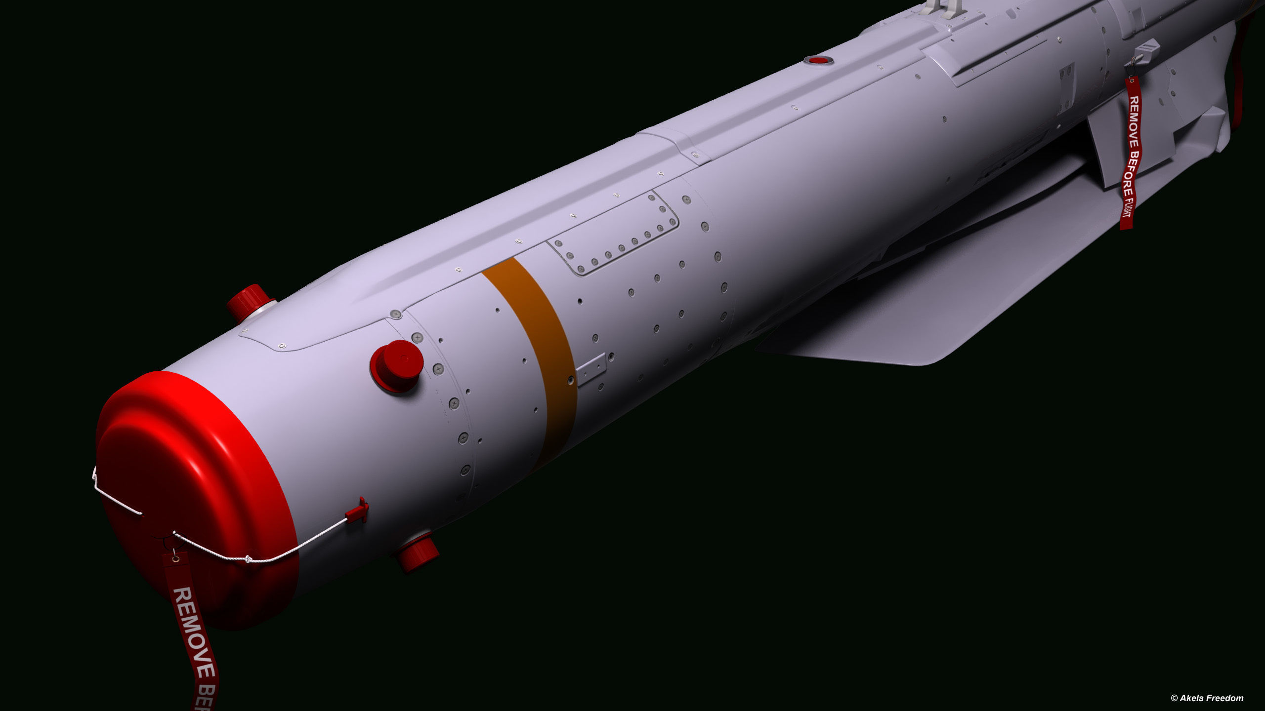 AGM84K SLAMER v2 3D model animated CGTrader