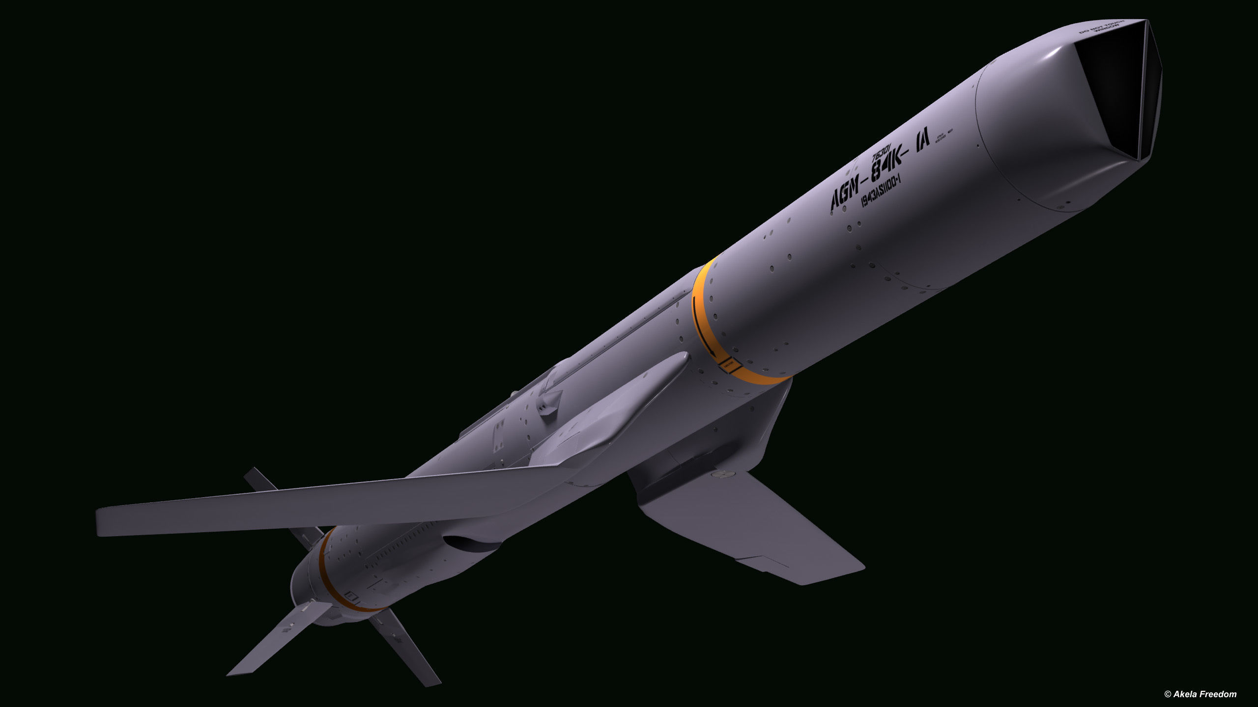 AGM-84K SLAM-ER v2 3D model_18