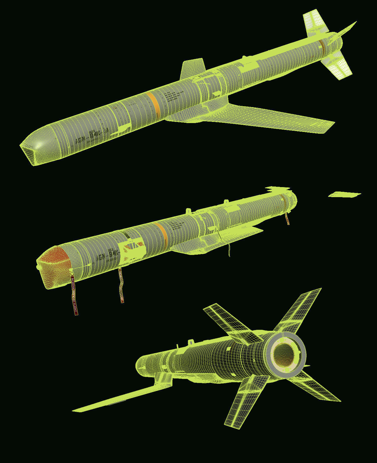 AGM-84K SLAM-ER v2 3D model_23