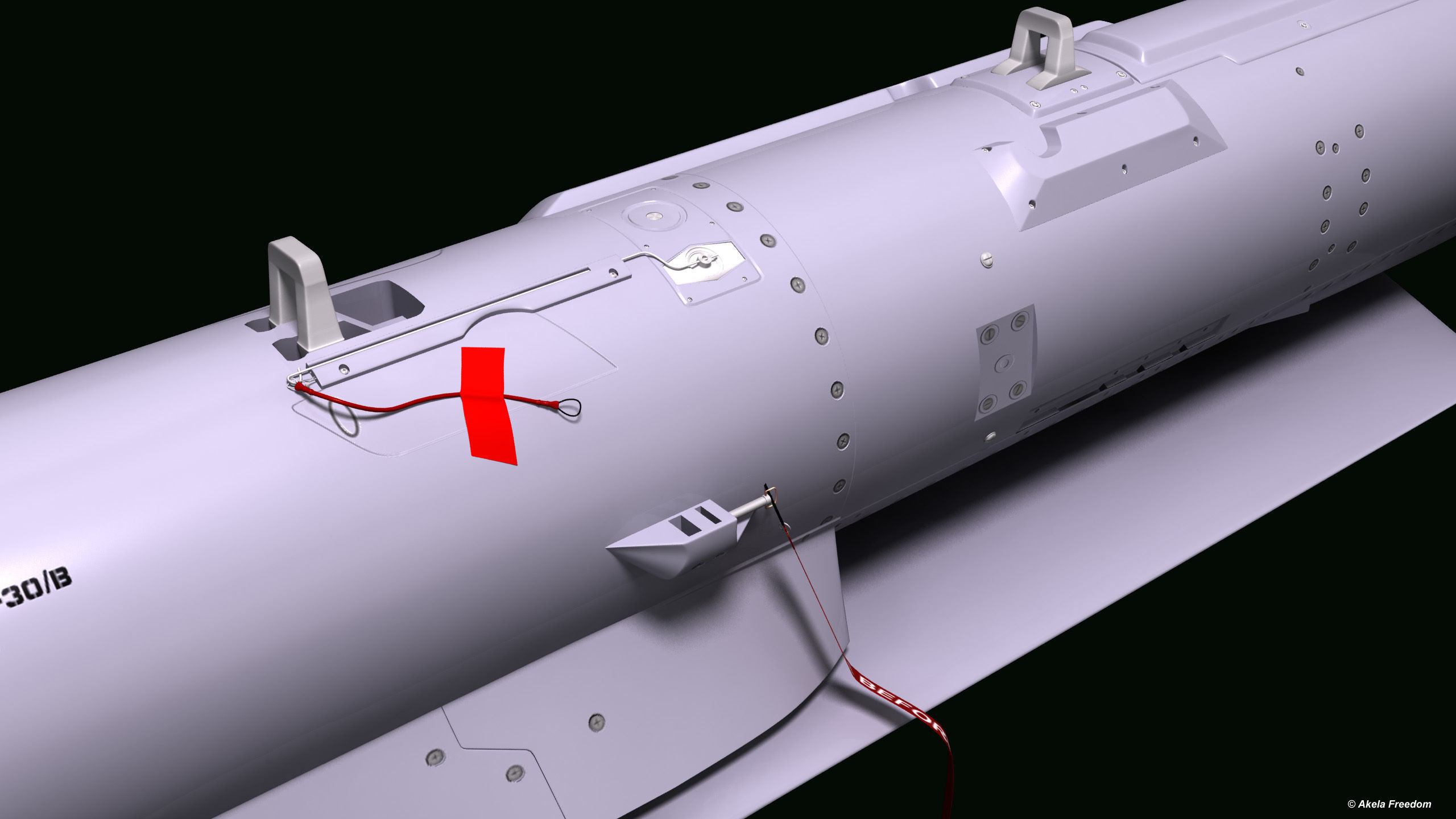 AGM-84K SLAM-ER v2 3D model_5