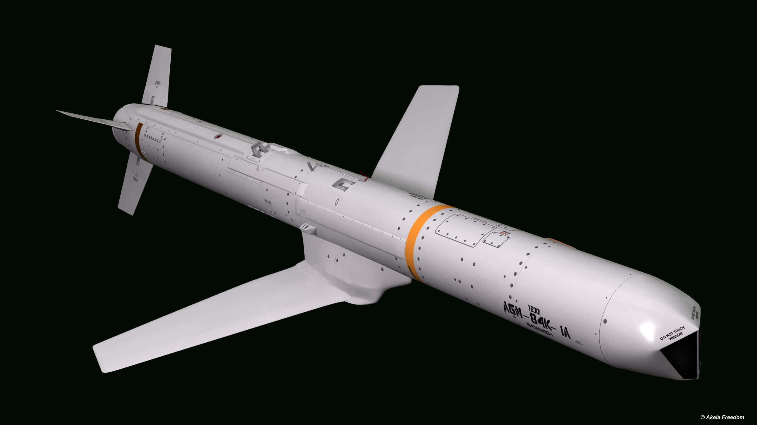 AGM-84K SLAM-ER v2 3D model_21