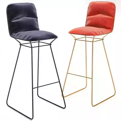 LEYA BAR STOOL chair 3d model Low-poly 3D model