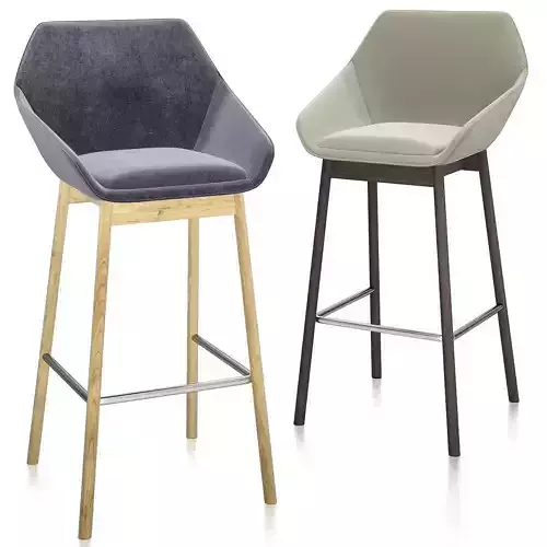 H TUK BAR STOOL chair 3d model Low-poly 3D model