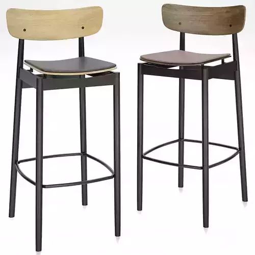 NOPP BST1803 BAR STOOL chair 3d model Low-poly 3D model