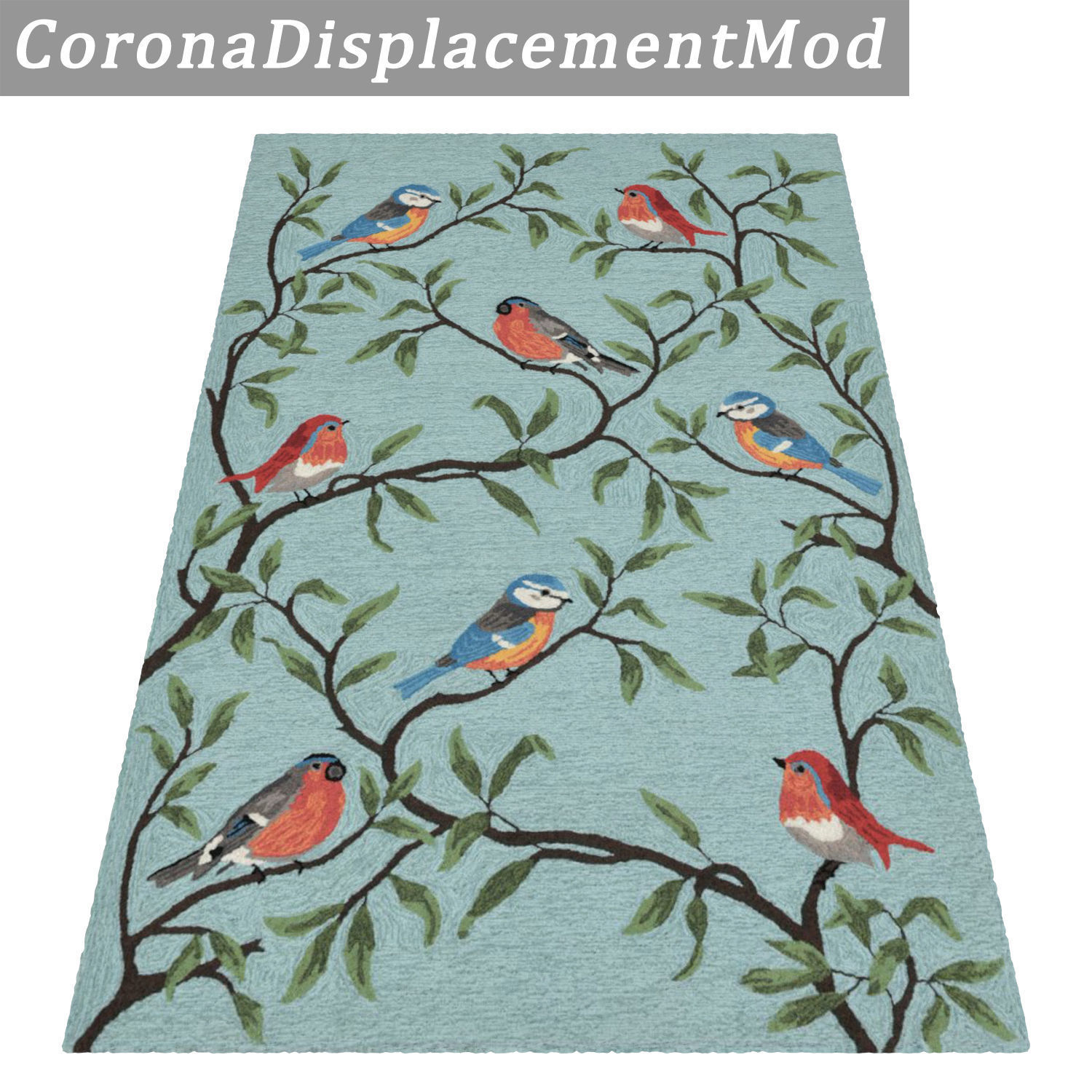 Rug Set 747 3D model_4