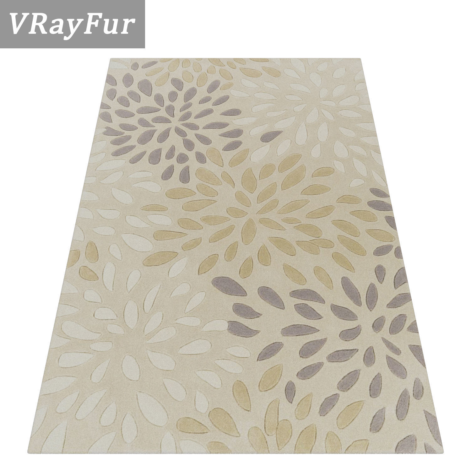 Rug Set 747 3D model_2
