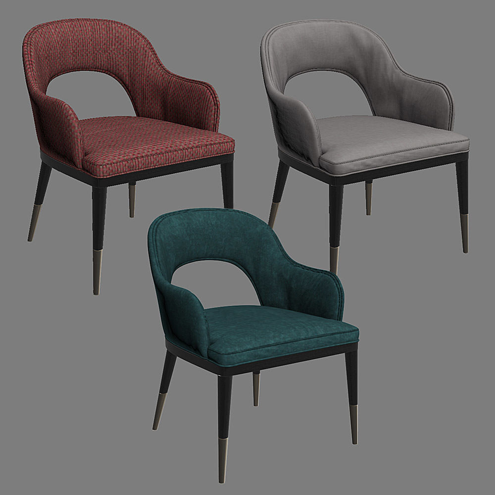 DINING Chair 02 3D model_7
