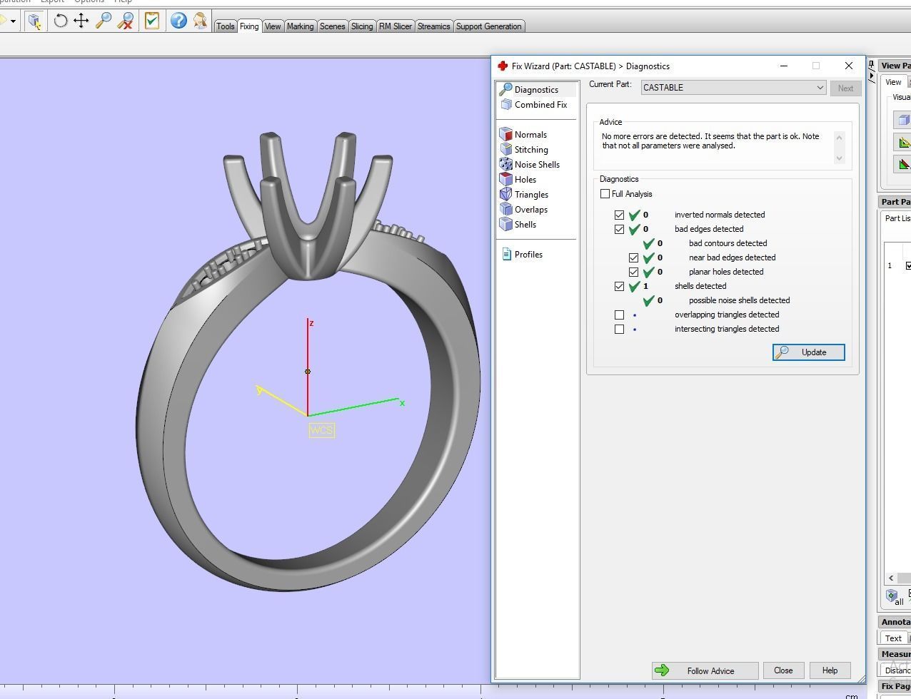 Engagement Ring  STL File Format ready For 3D Printing - CC57 3D print model_7