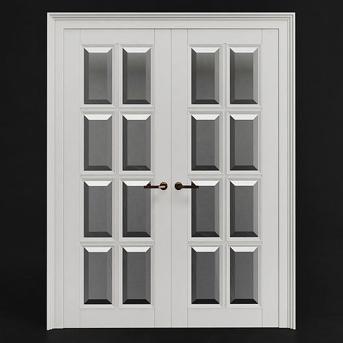Interior Doors 3d model  Low-poly 3D model