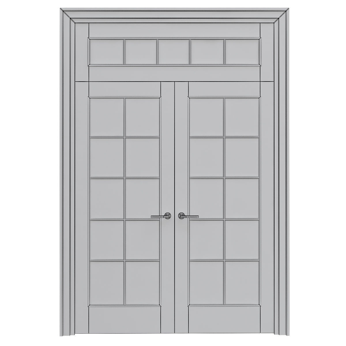 Interior Doors 3d model Low-poly 3D model_1