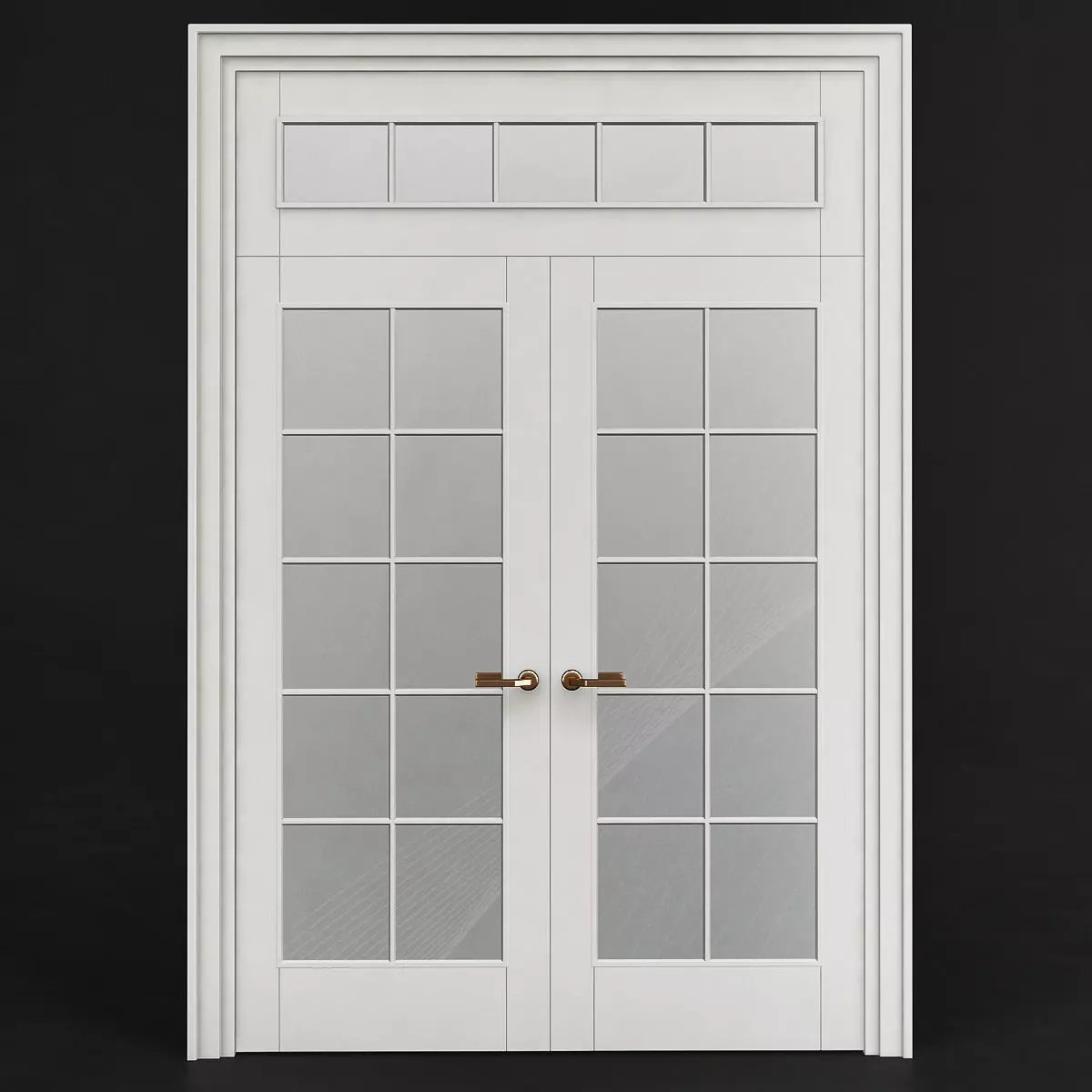 Interior Doors 3d model Low-poly 3D model_0