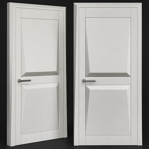 Interior Doors 3d model  Low-poly 3D model