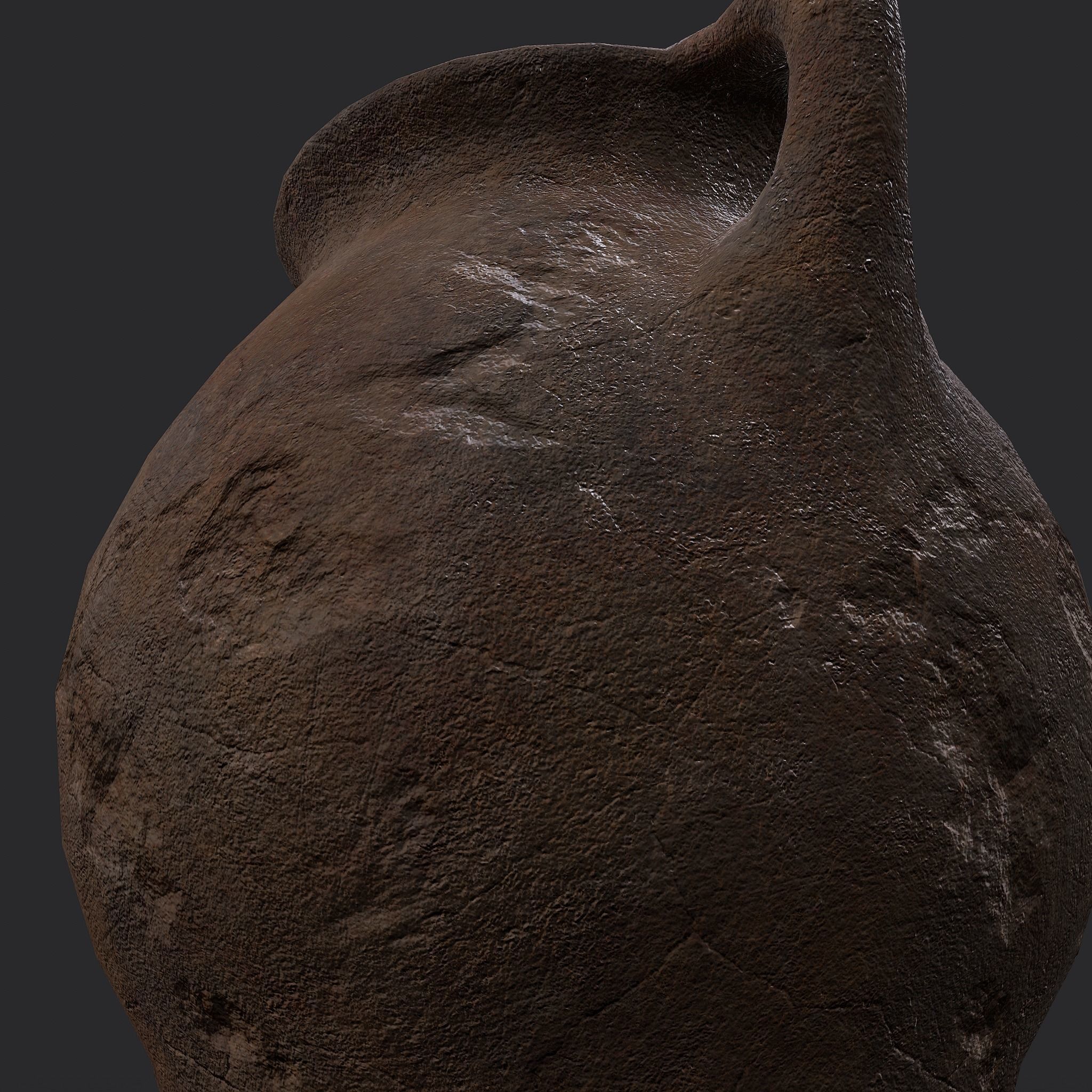 Medieval Chamber Pot Free low-poly 3D model_15