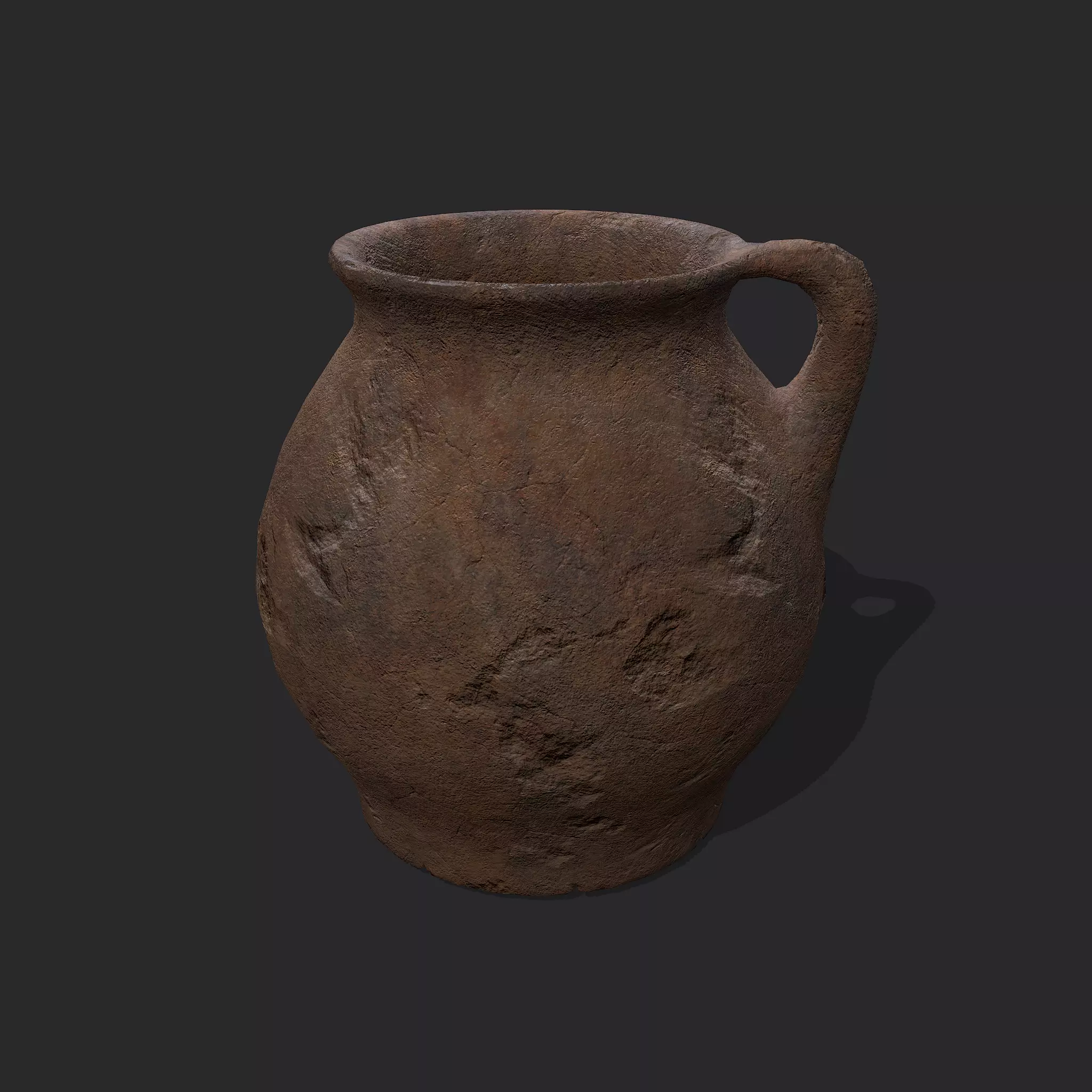 Medieval Chamber Pot Free low-poly 3D model_0