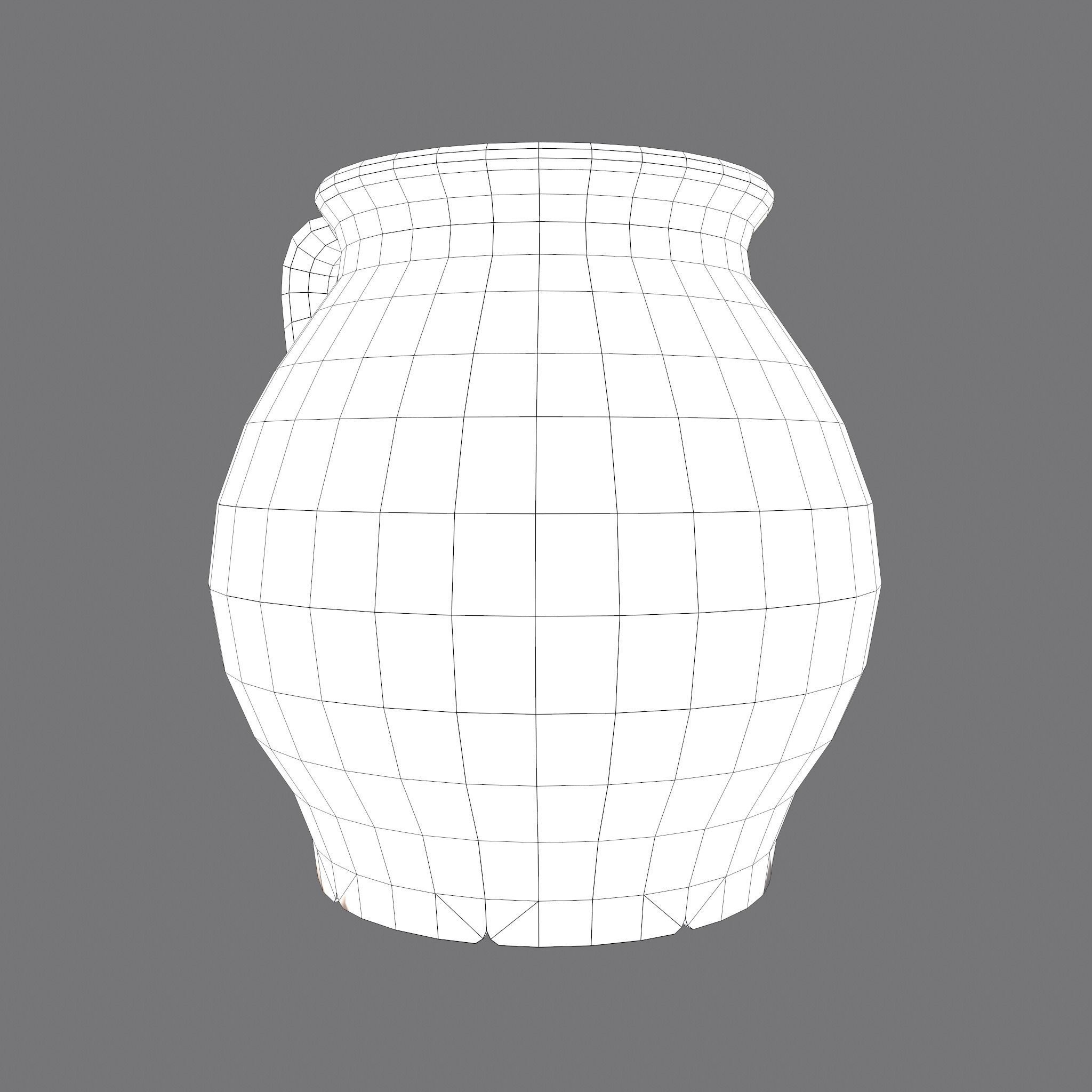 Medieval Chamber Pot Free low-poly 3D model_28