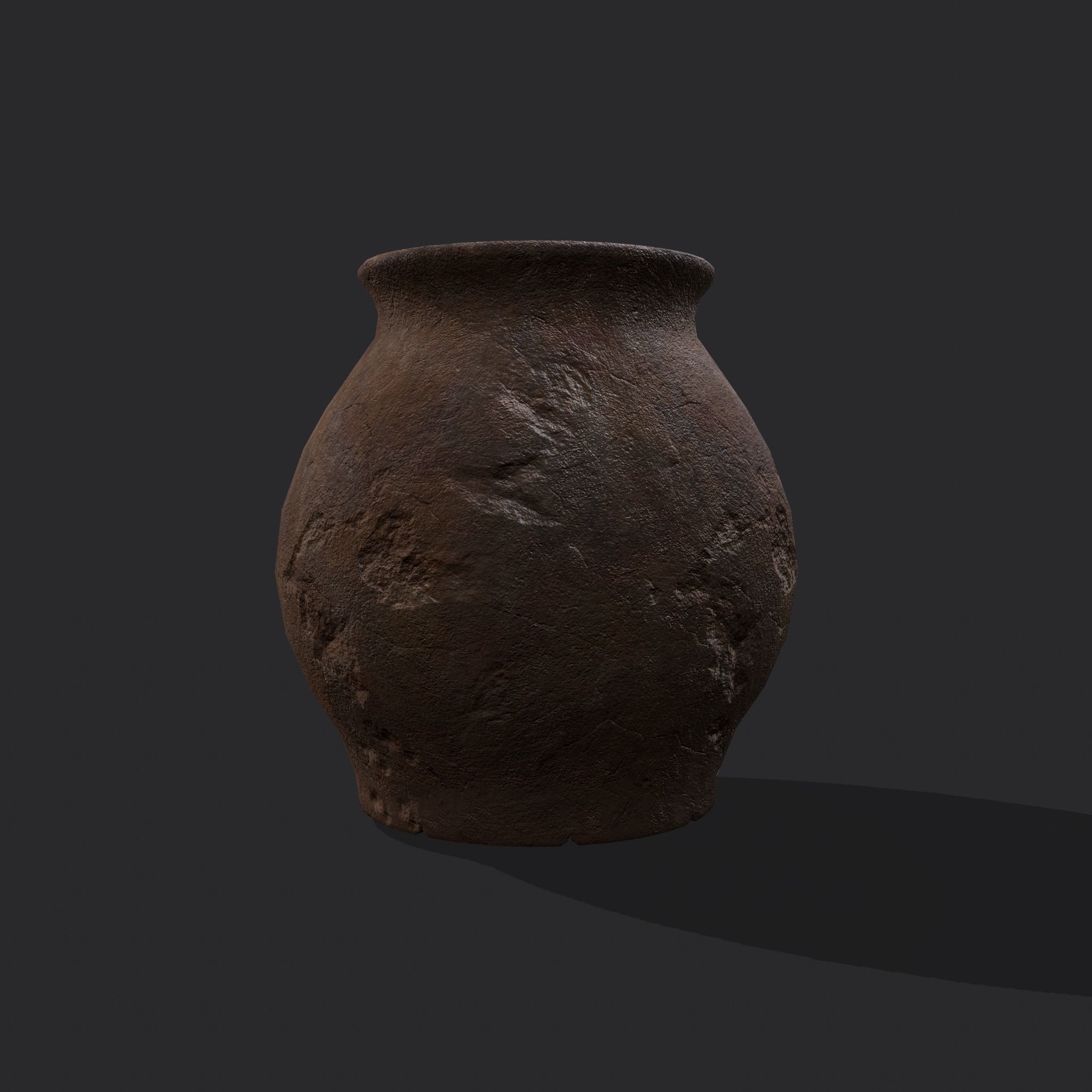 Medieval Chamber Pot Free low-poly 3D model_11