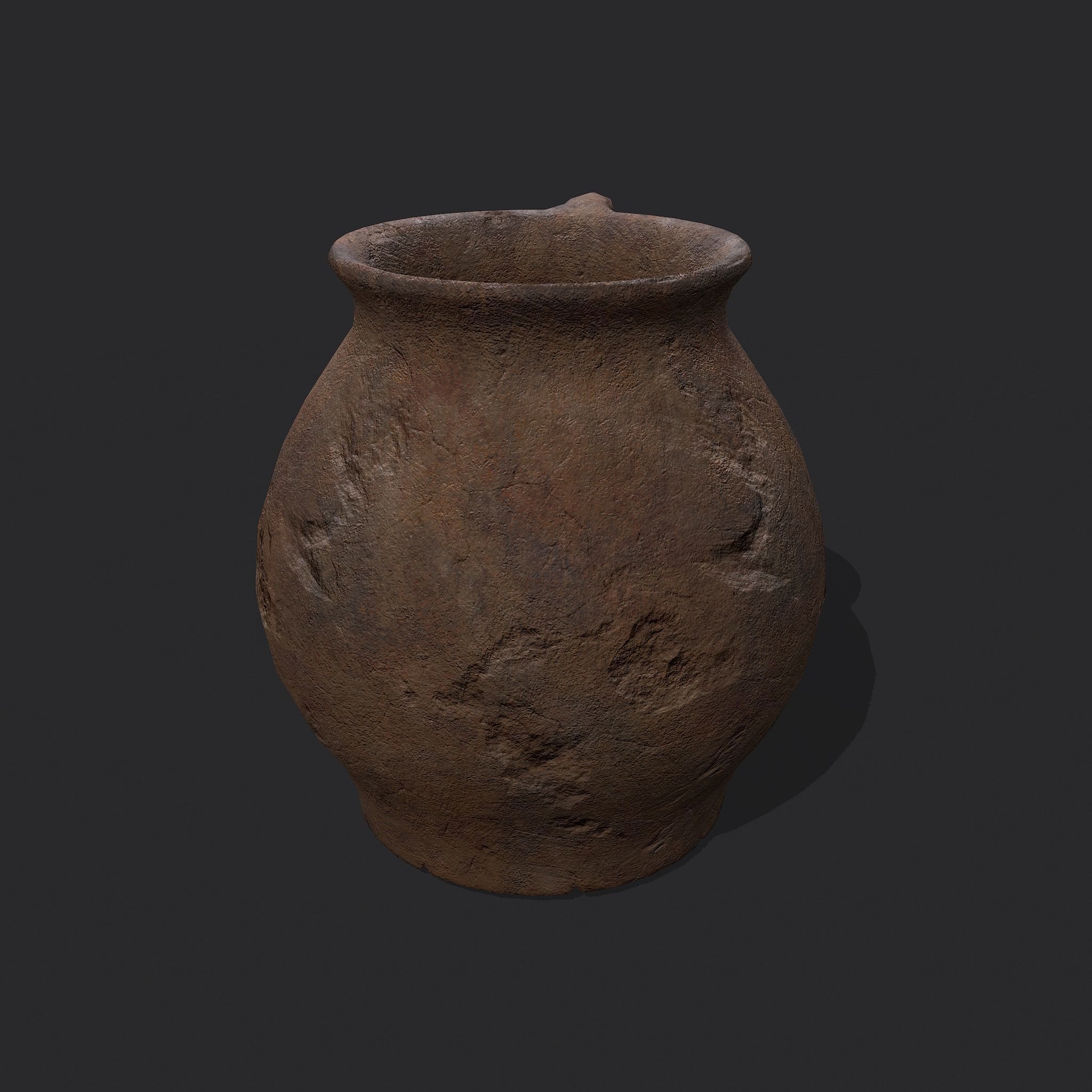 Medieval Chamber Pot Free low-poly 3D model_4