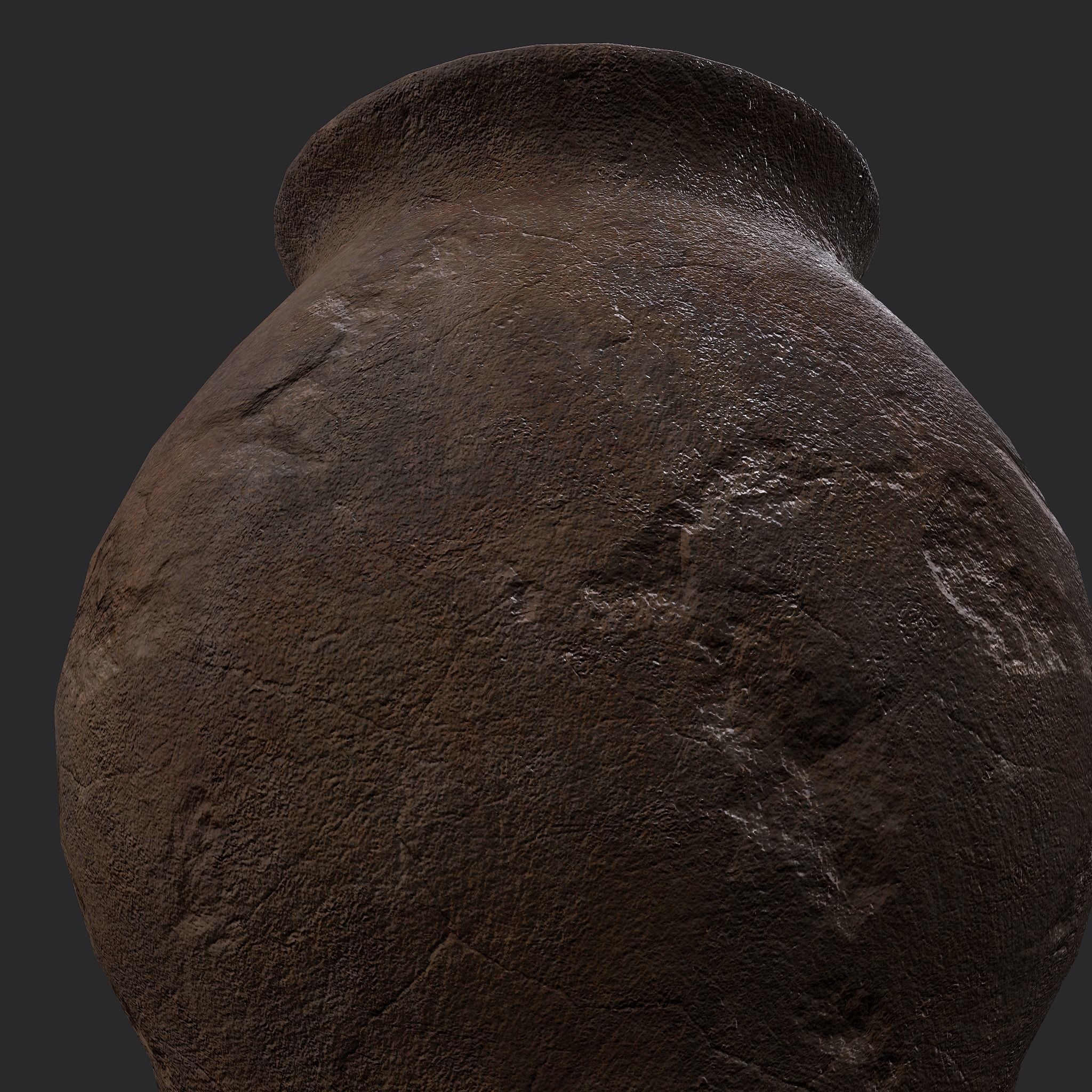 Medieval Chamber Pot Free low-poly 3D model_21