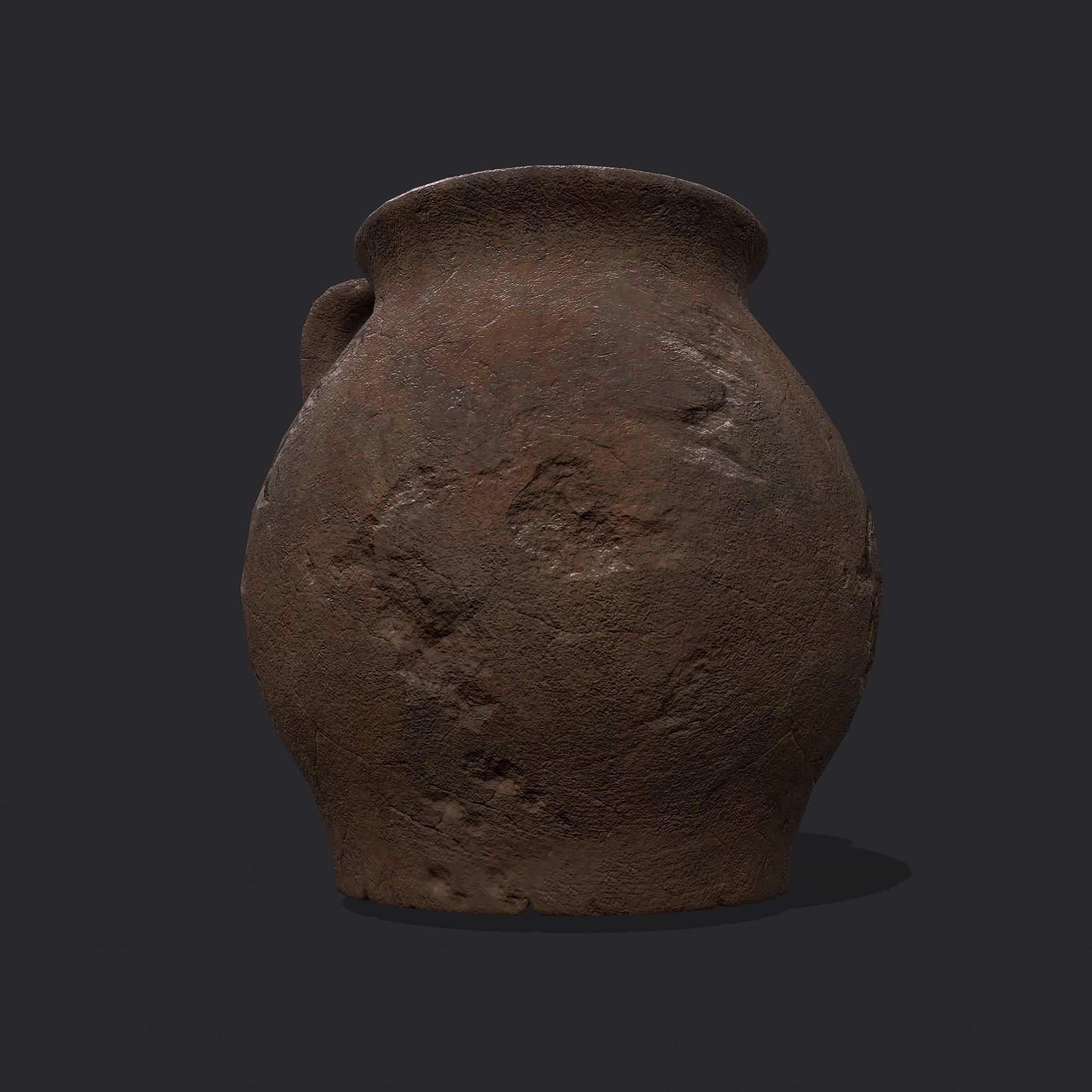 Medieval Chamber Pot Free low-poly 3D model_13