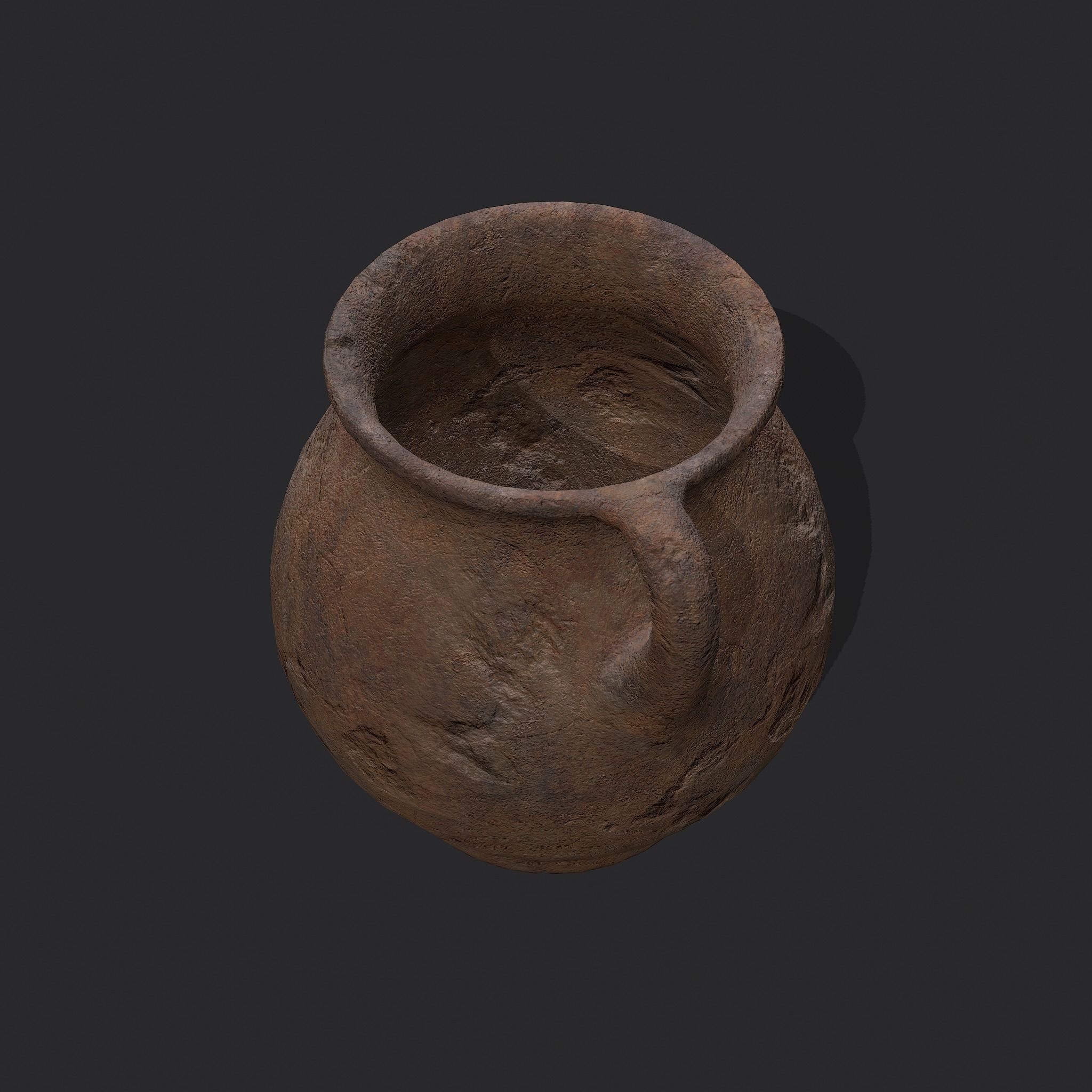 Medieval Chamber Pot Free low-poly 3D model_10