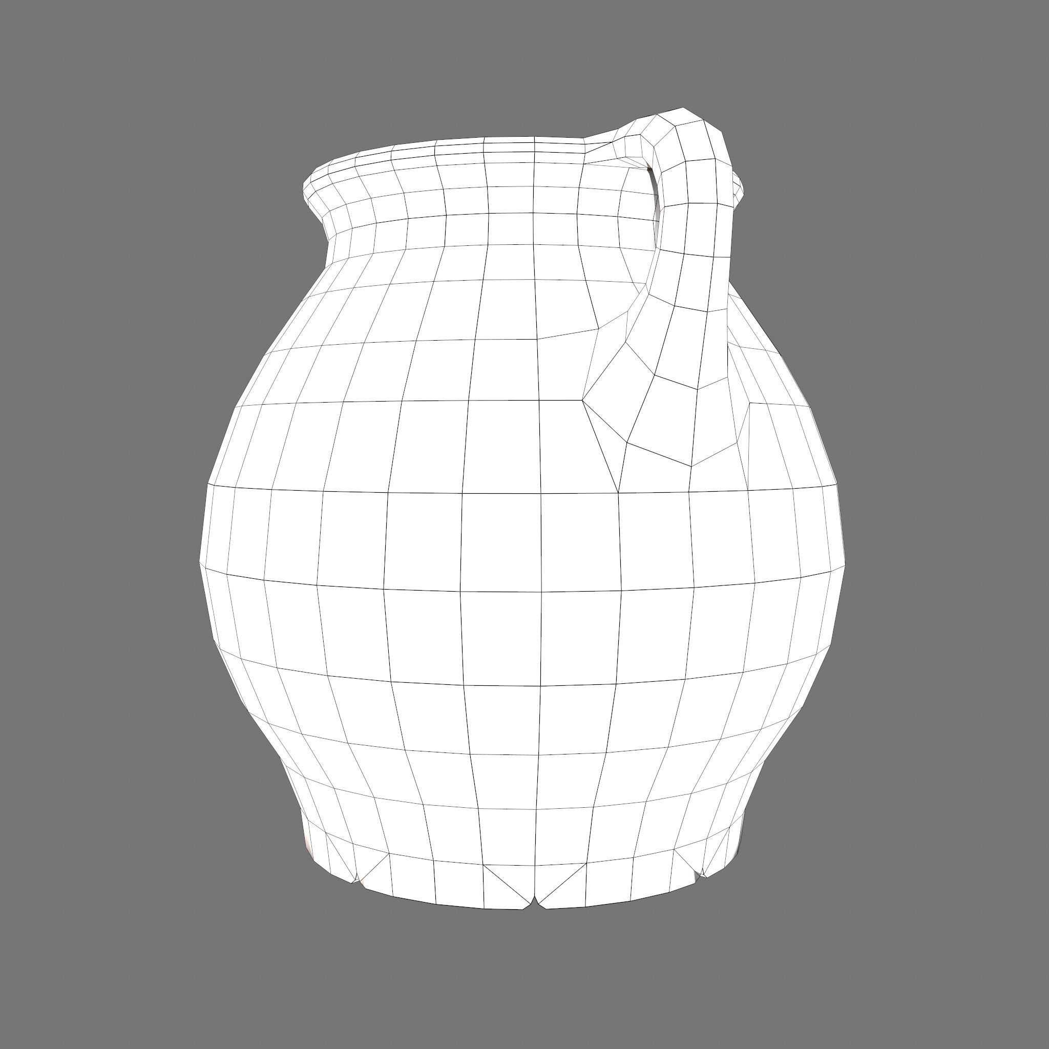 Medieval Chamber Pot Free low-poly 3D model_30