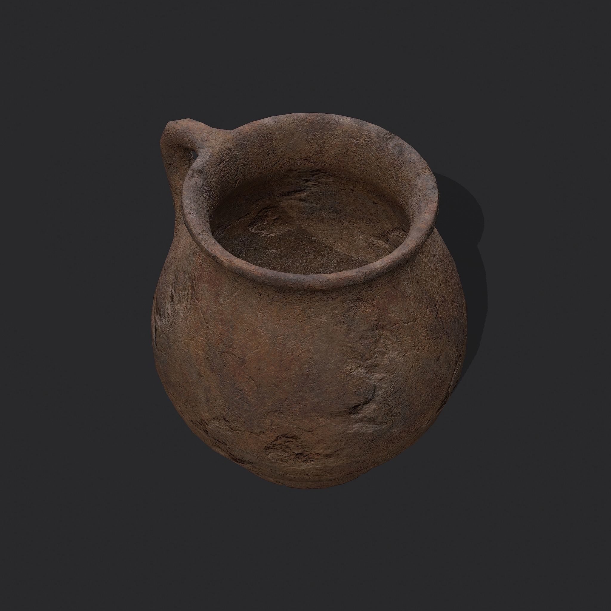 Medieval Chamber Pot Free low-poly 3D model_23