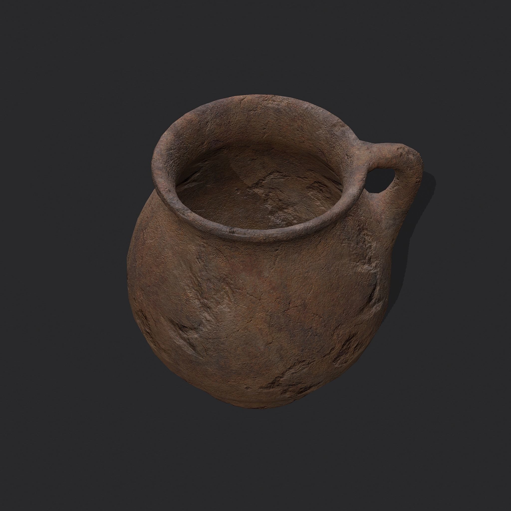 Medieval Chamber Pot Free low-poly 3D model_22