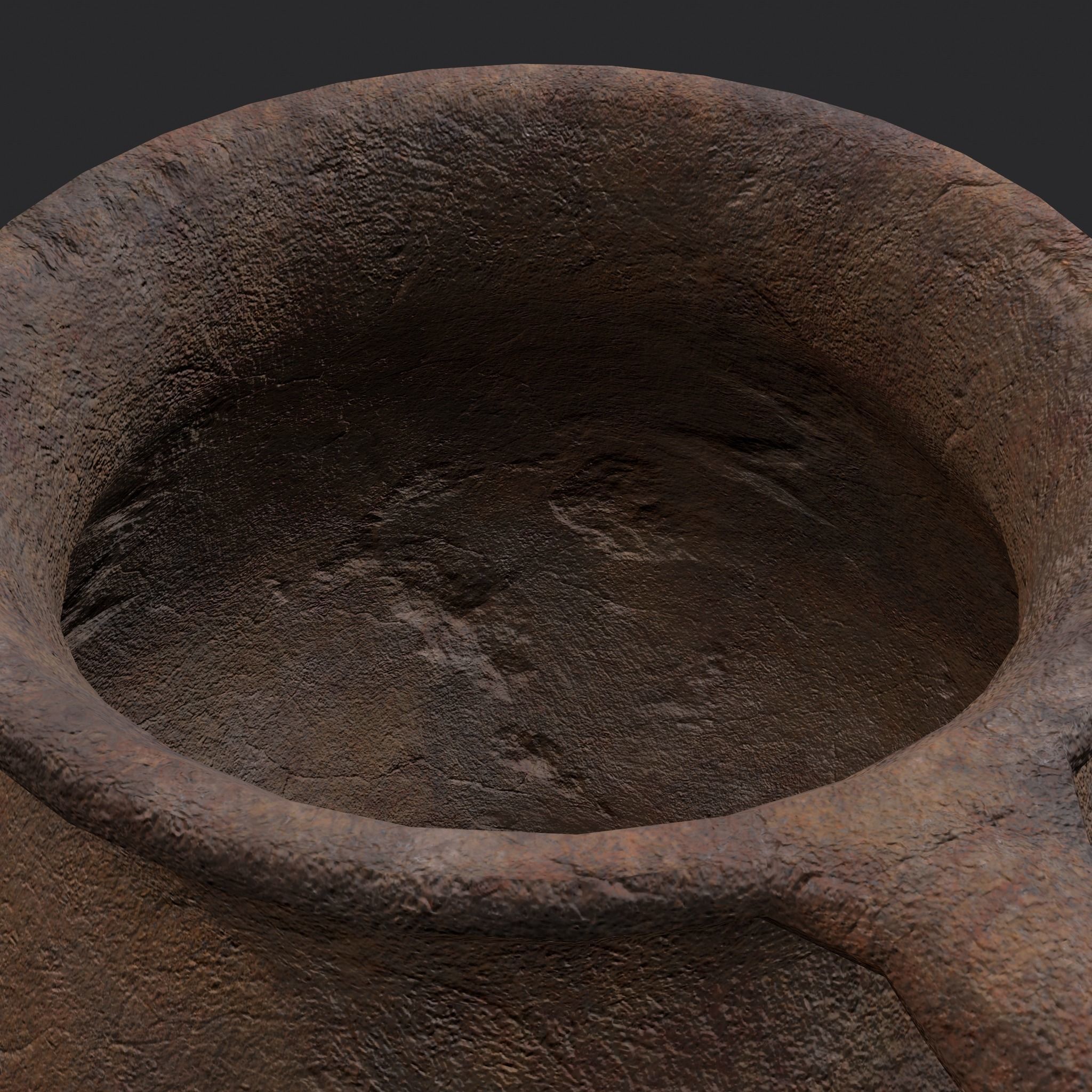 Medieval Chamber Pot Free low-poly 3D model_24