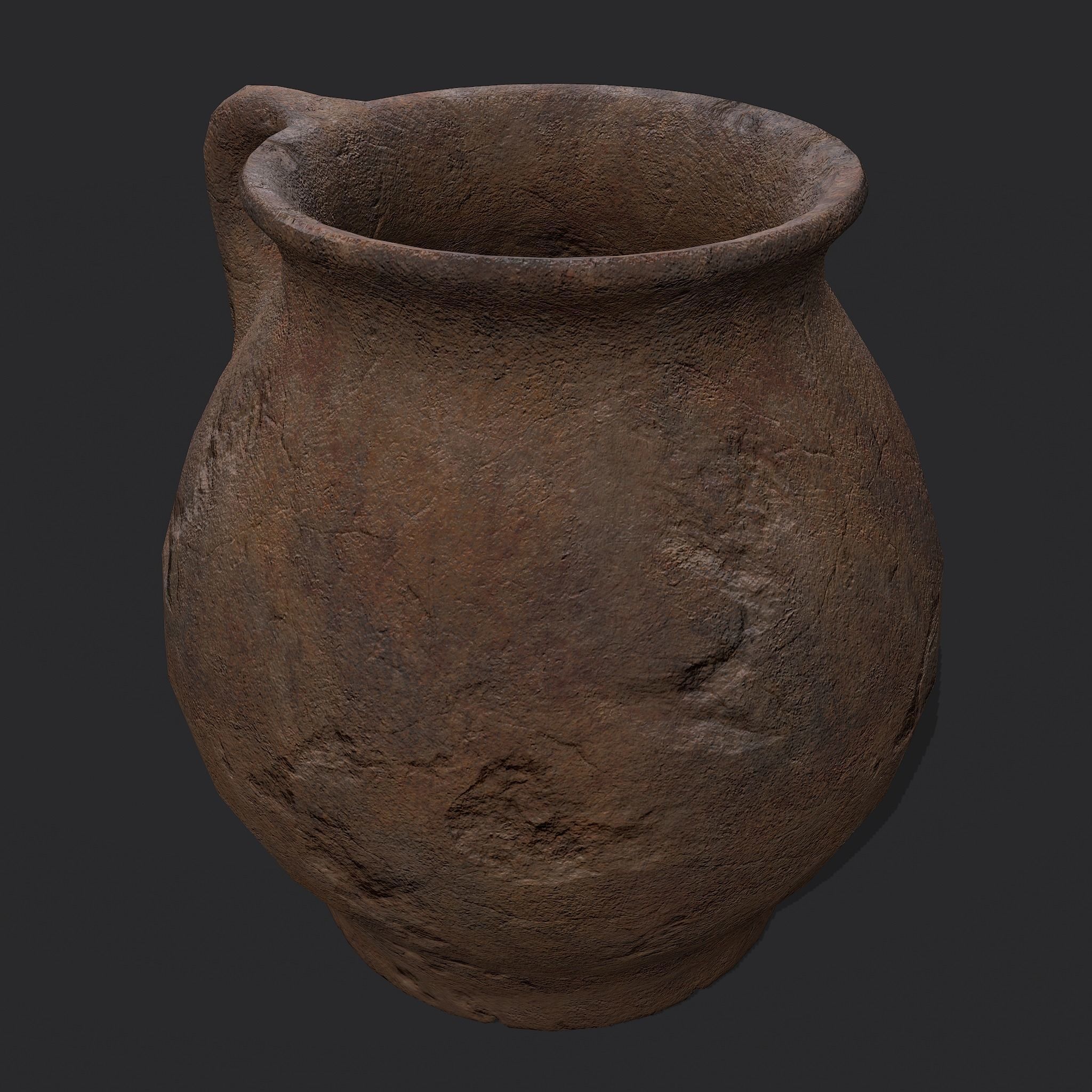 Medieval Chamber Pot Free low-poly 3D model_18