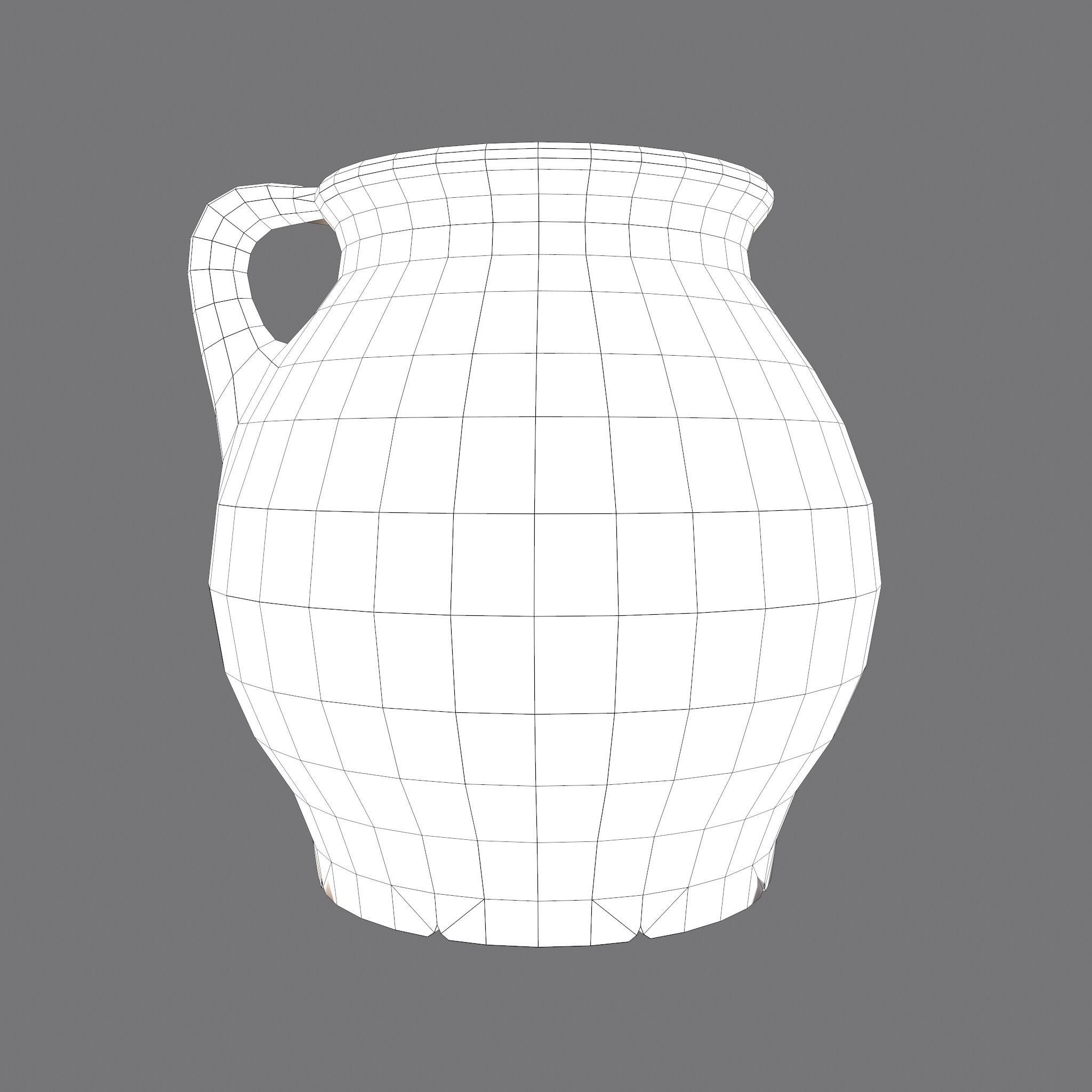 Medieval Chamber Pot Free low-poly 3D model_33