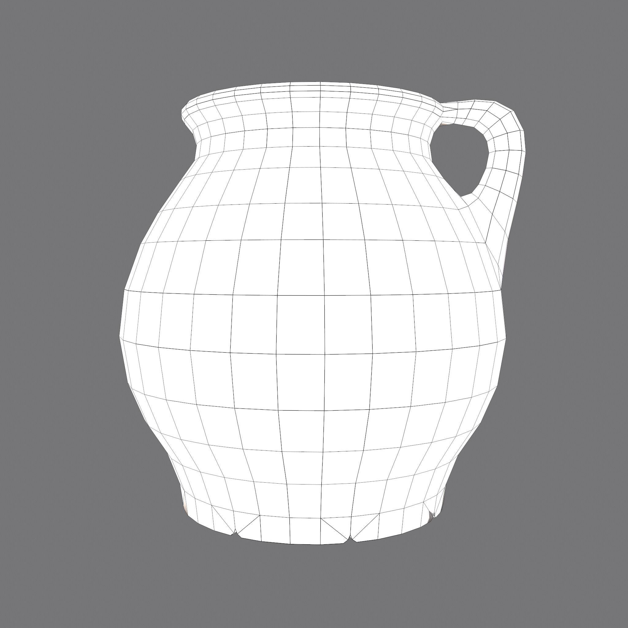 Medieval Chamber Pot Free low-poly 3D model_34