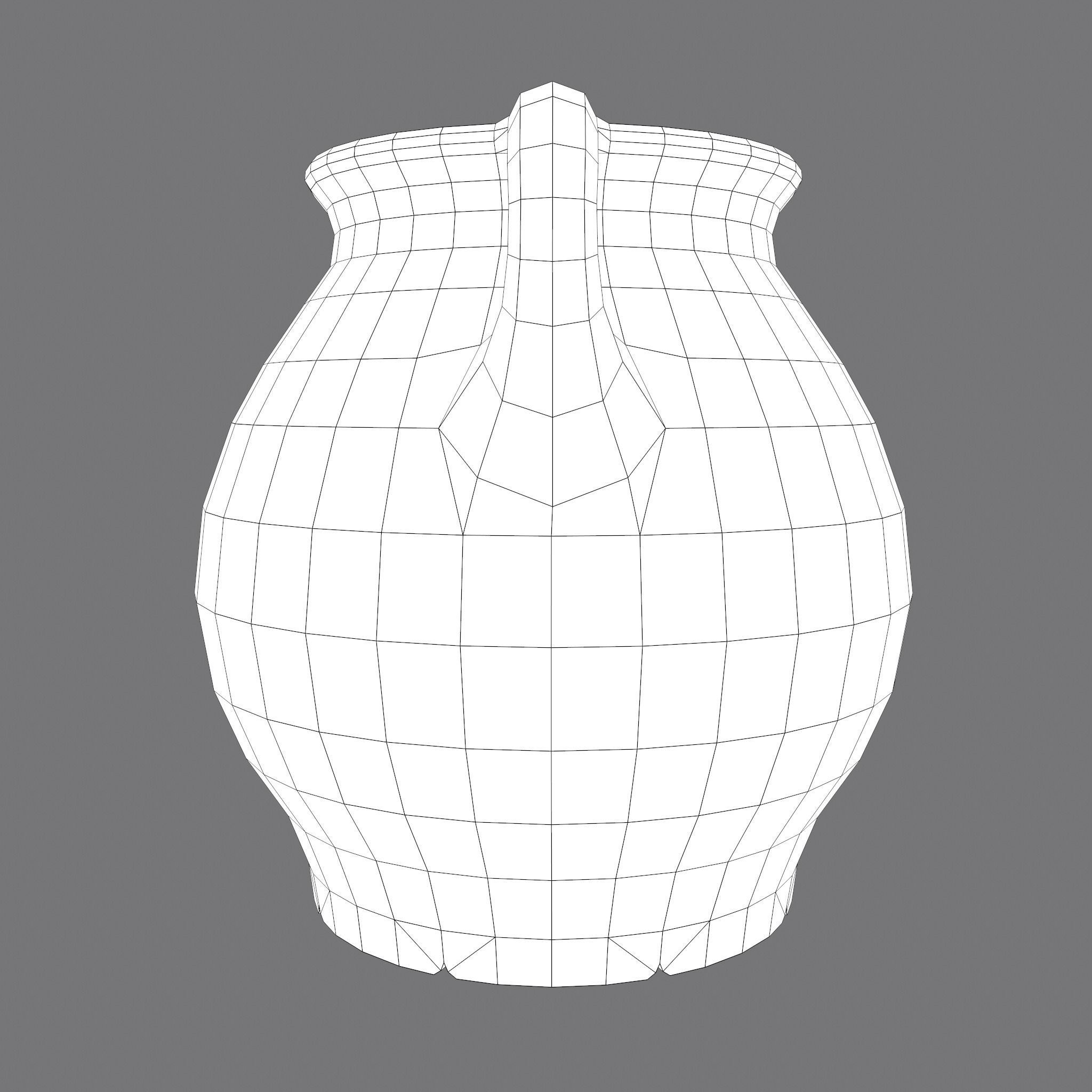 Medieval Chamber Pot Free low-poly 3D model_32