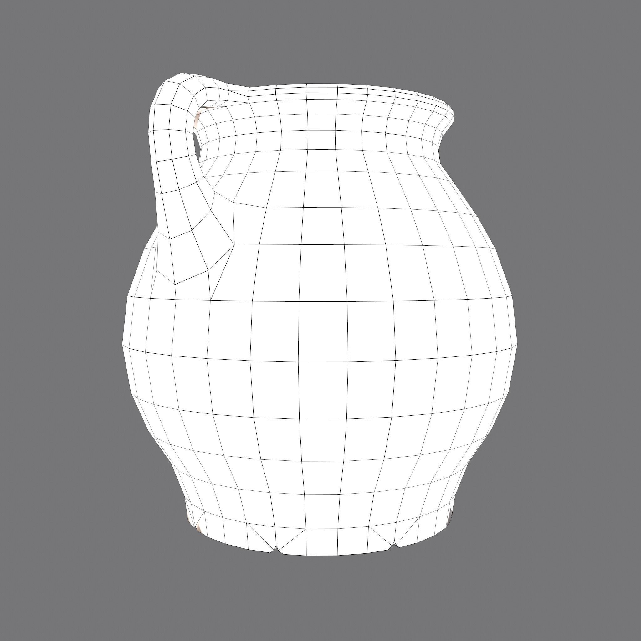Medieval Chamber Pot Free low-poly 3D model_29